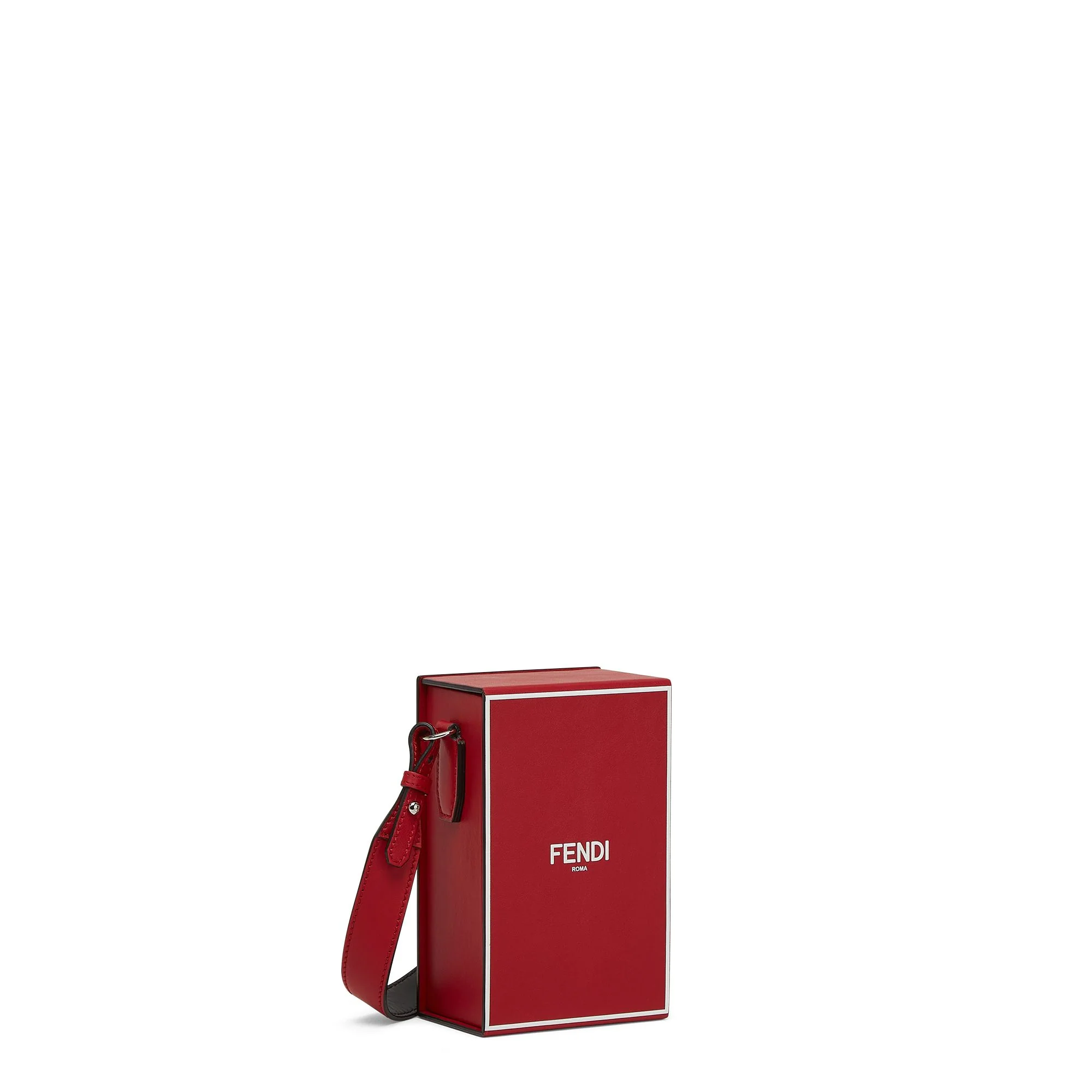 Men's Fendi Pack Box Vertical - Strawberry + White + Palladium - Image 2