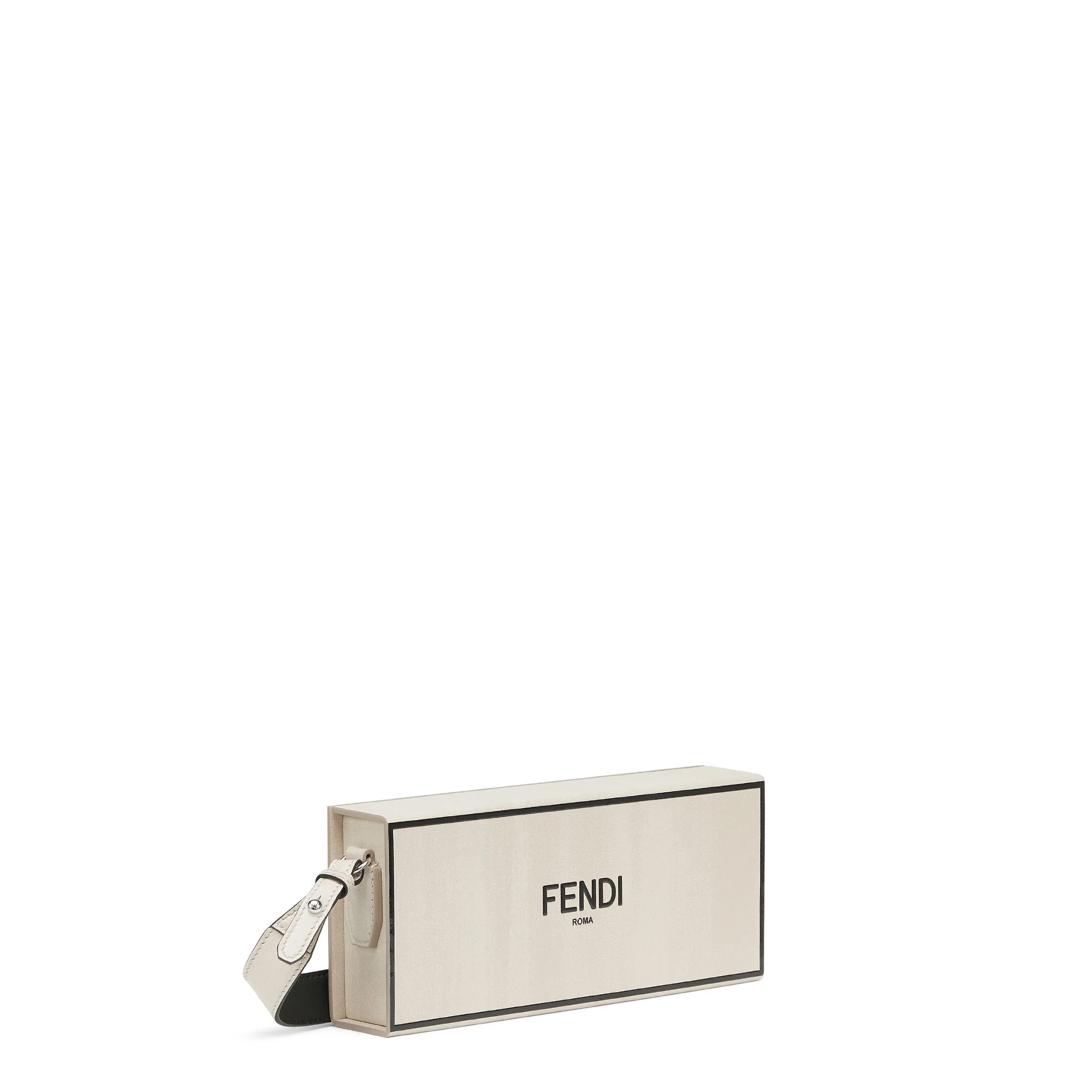 Men's Fendi Pack Box Orizontal - Parchment + Black + Palladium - Image 2