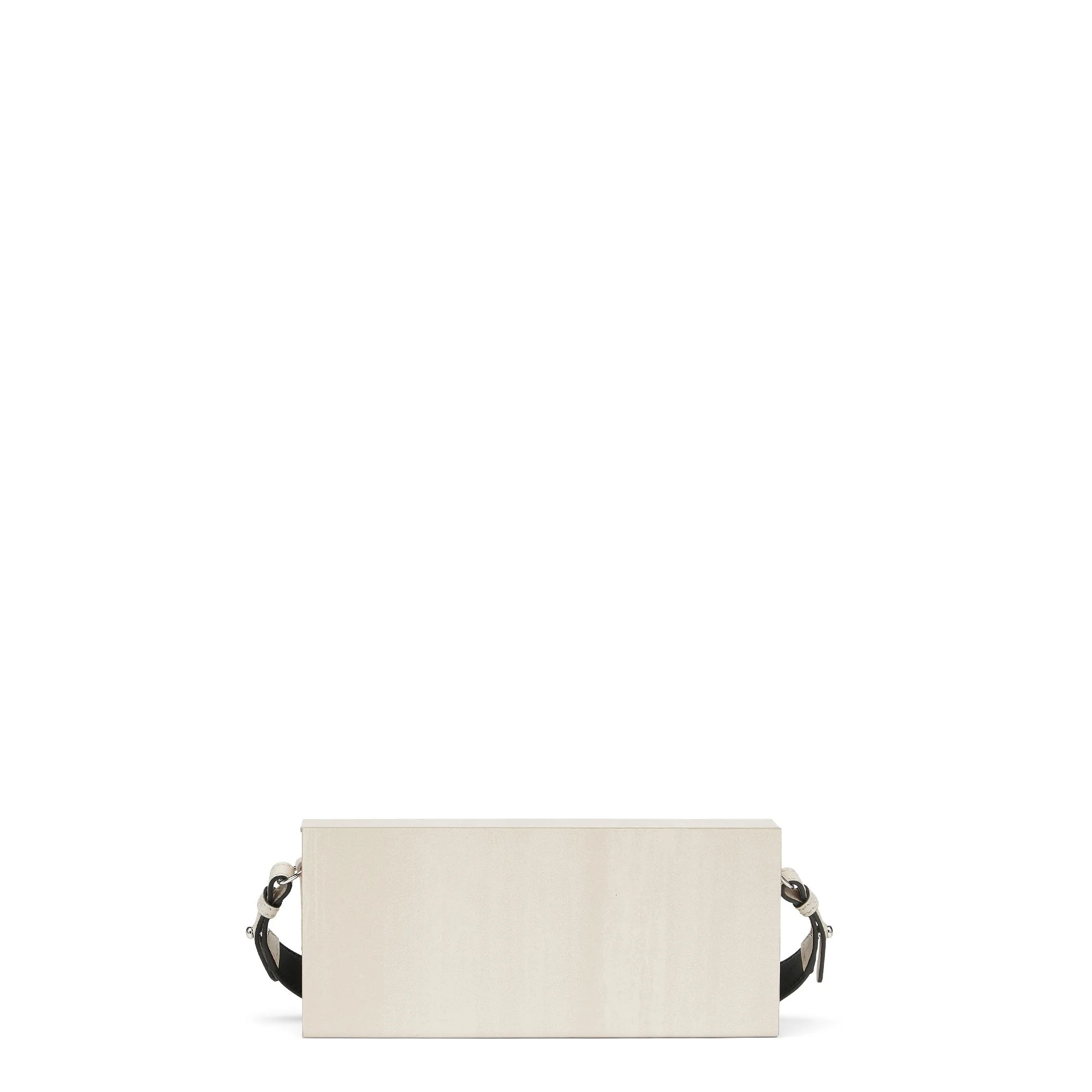 Men's Fendi Pack Box Orizontal - Parchment + Black + Palladium - Image 3