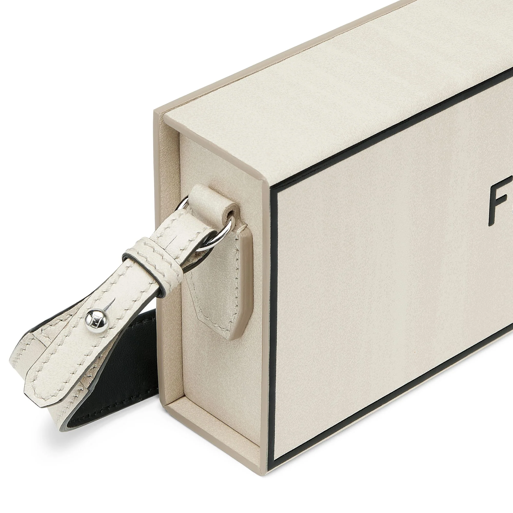 Men's Fendi Pack Box Orizontal - Parchment + Black + Palladium - Image 5