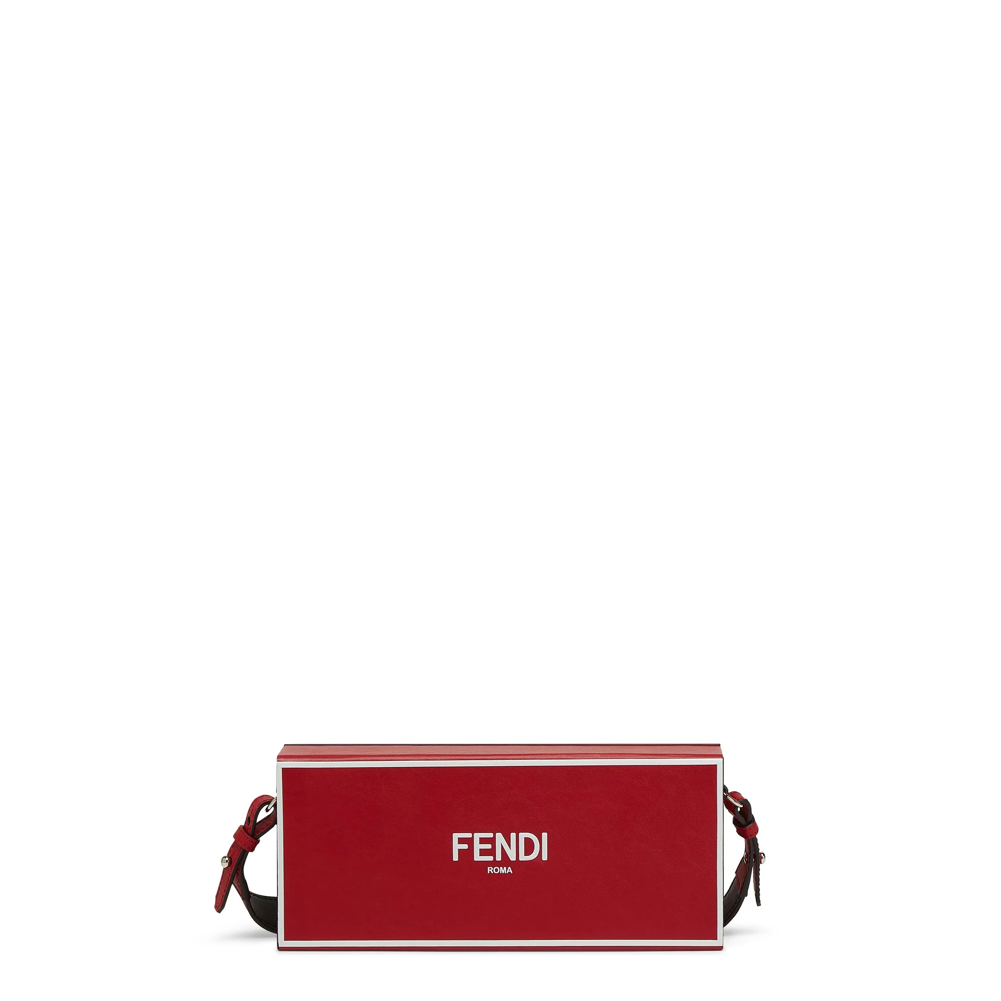 Men's Fendi Pack Box Orizontal - Strawberry + White + Palladium