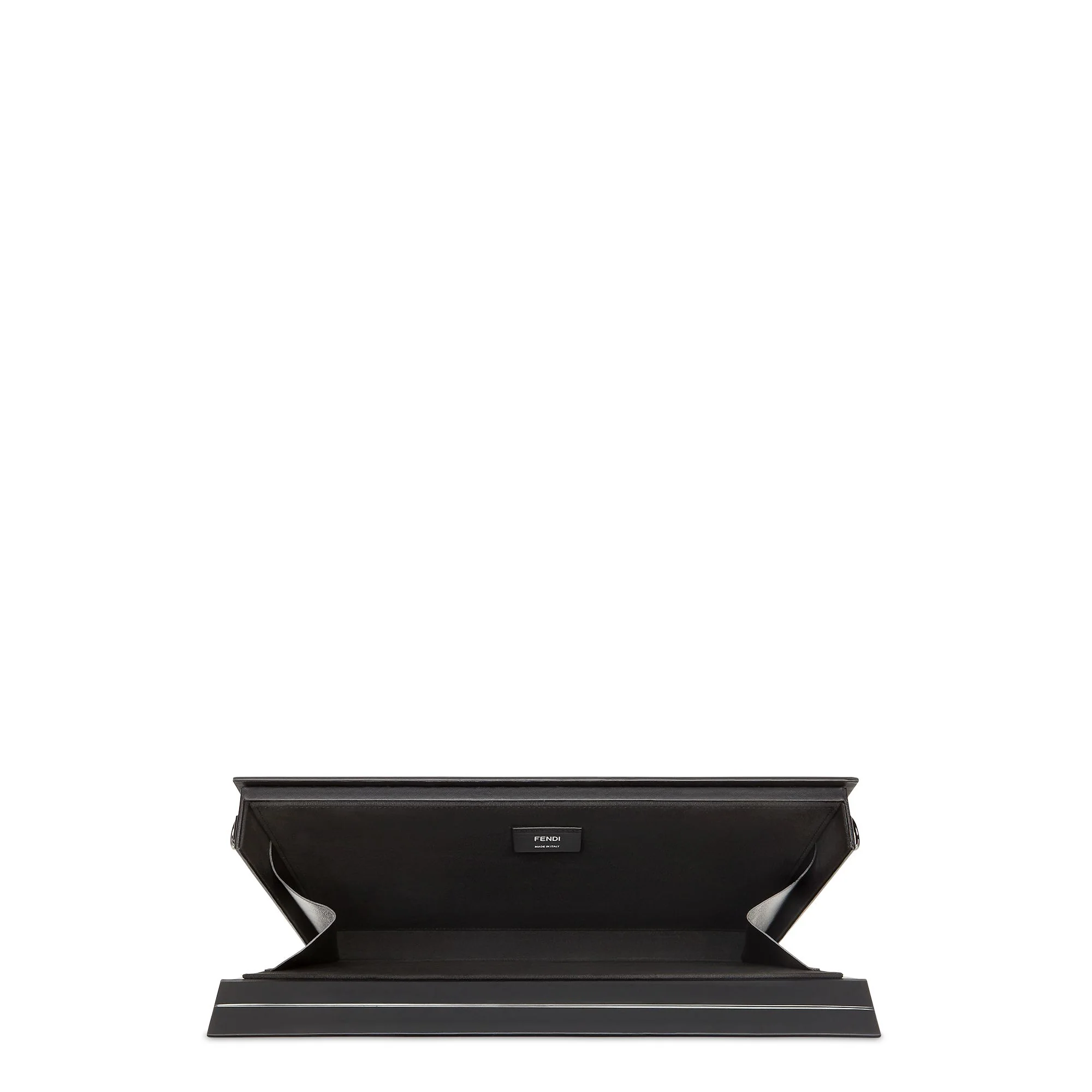 Men's Fendi Pack Messenger Box - Black + Satin Rutenium Ultra Black - Image 4