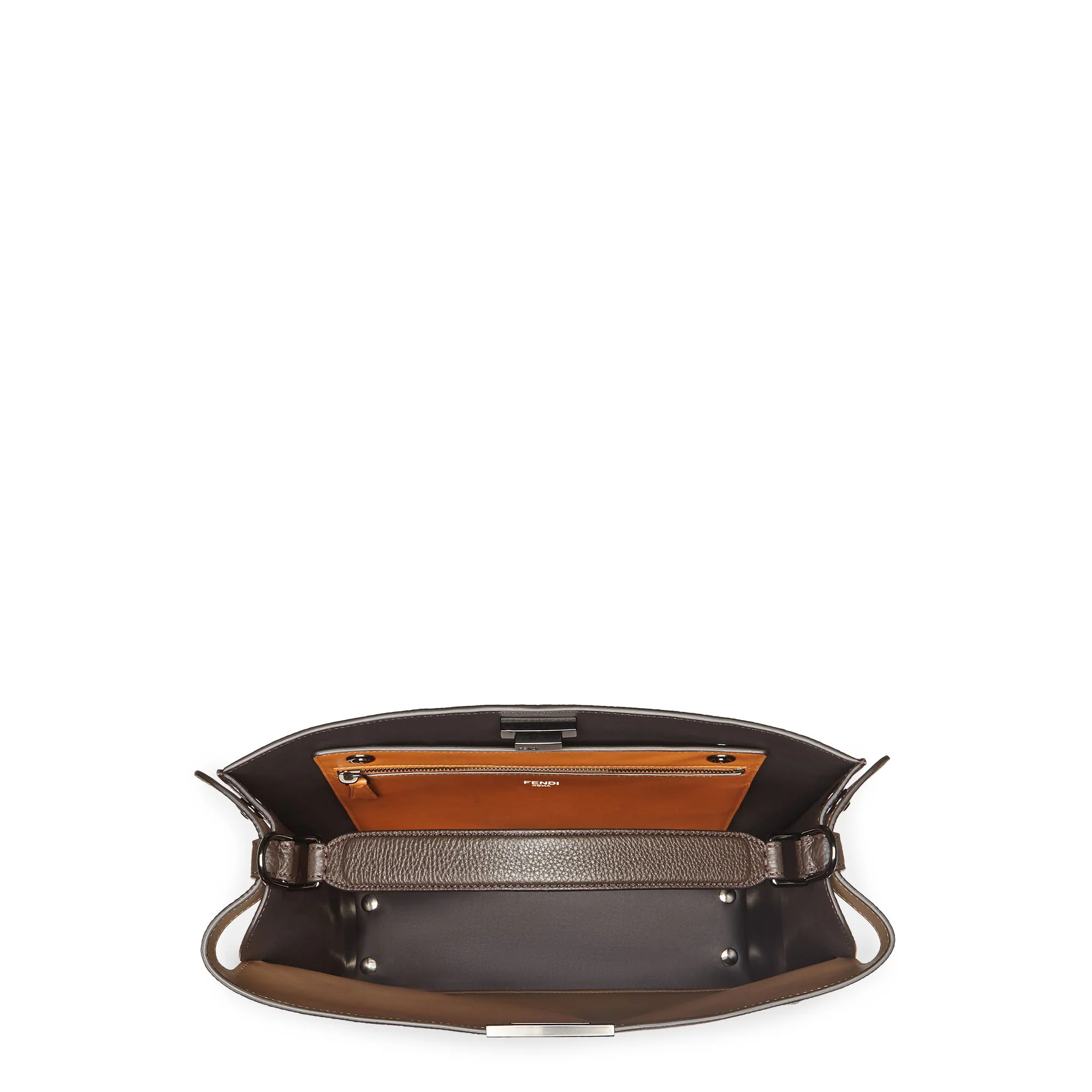 Men's Peekaboo ISeeU Tote - Ebony + Brandy + Tobacco / Mr + Double Black Matt Ruthenium - Image 6