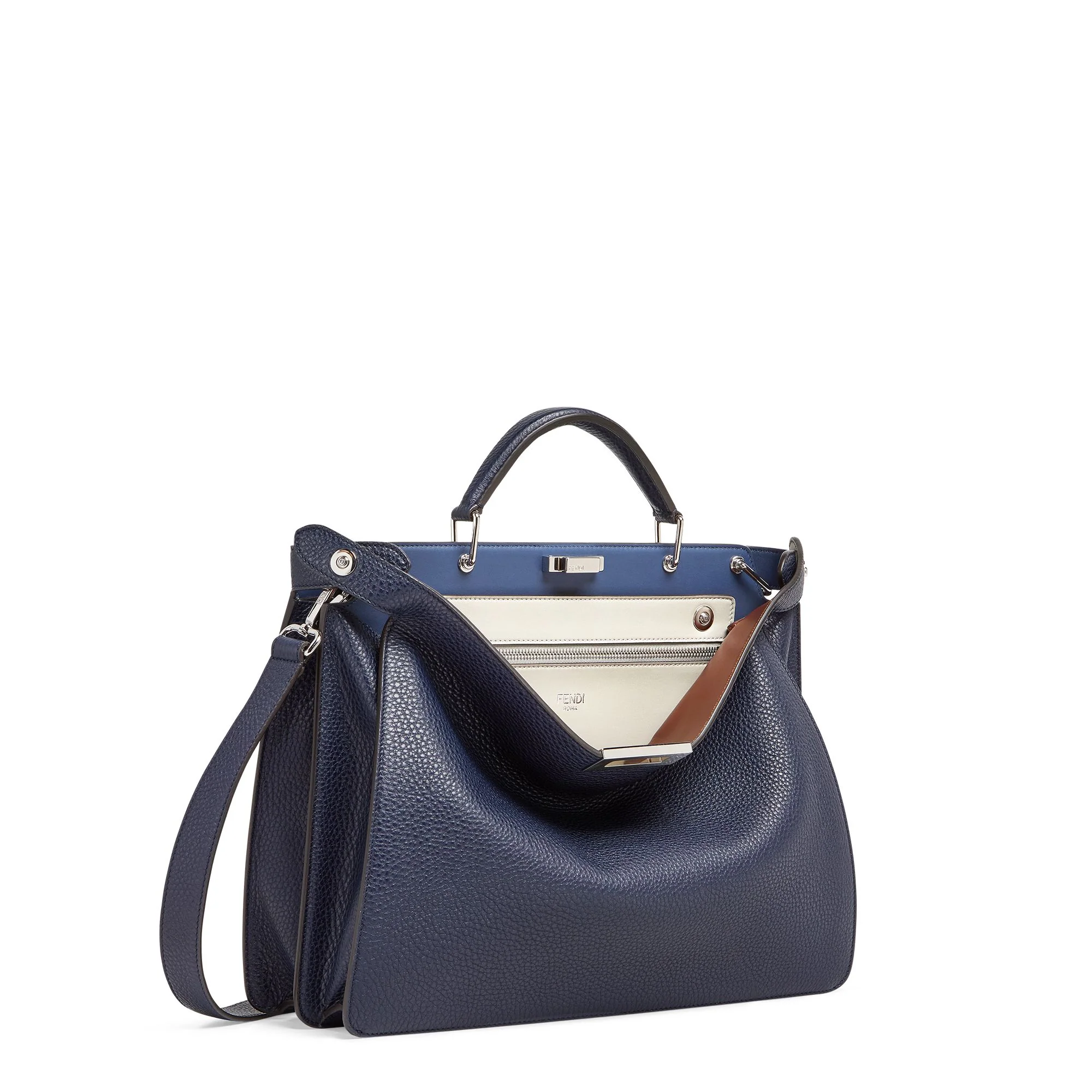 Men's Peekaboo ISeeU Medium - Night Blue + Dark Blue + Porcelain + Tobacco / Moro + Palladium - Image 3