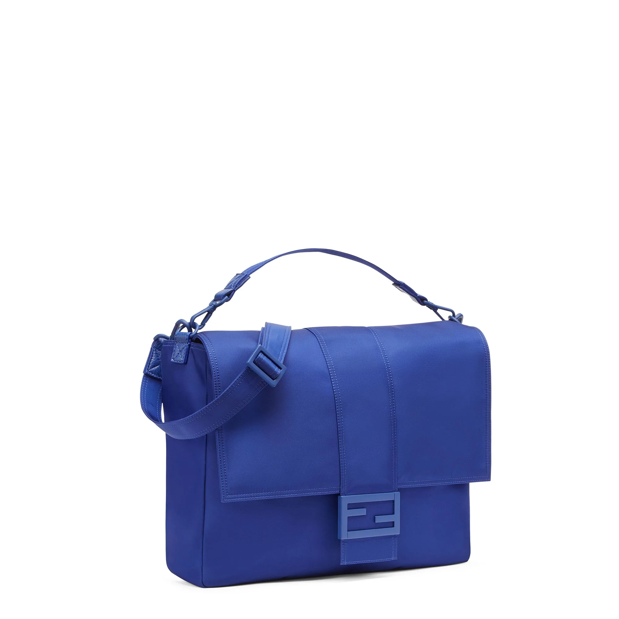 Men's Large Messanger Baguette - Blue Neon - Image 2