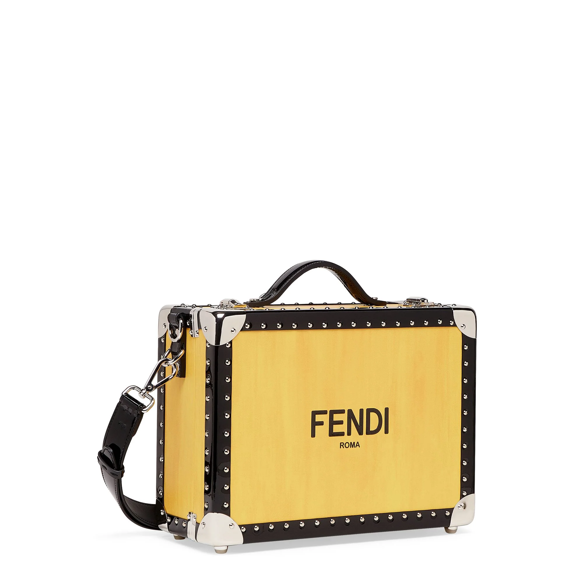 Men's Signature Travel Case Small - Yellow Box + Black + Palladium - Image 2