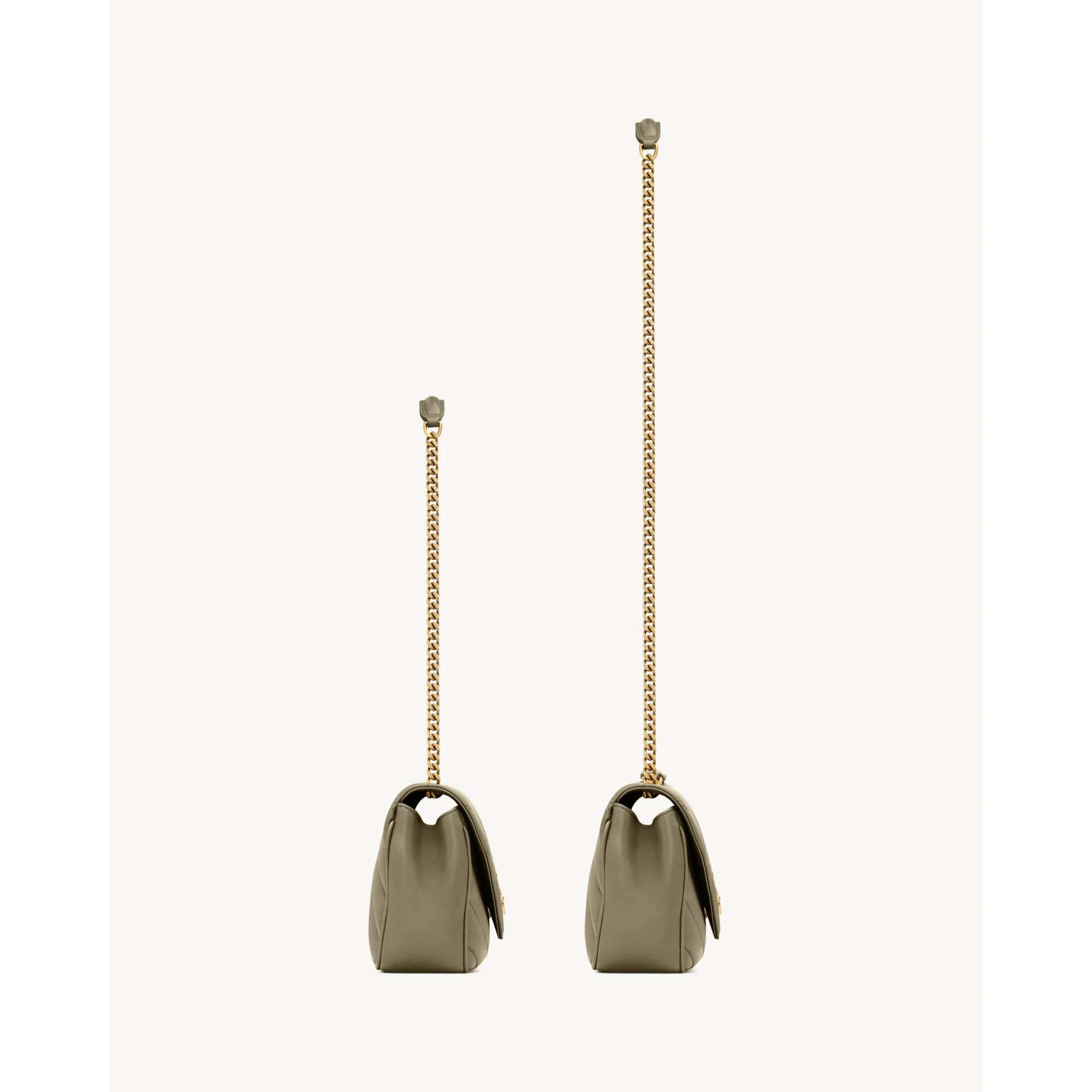 Small Loulou Chain Bag - Dark Strong Moss - Image 3