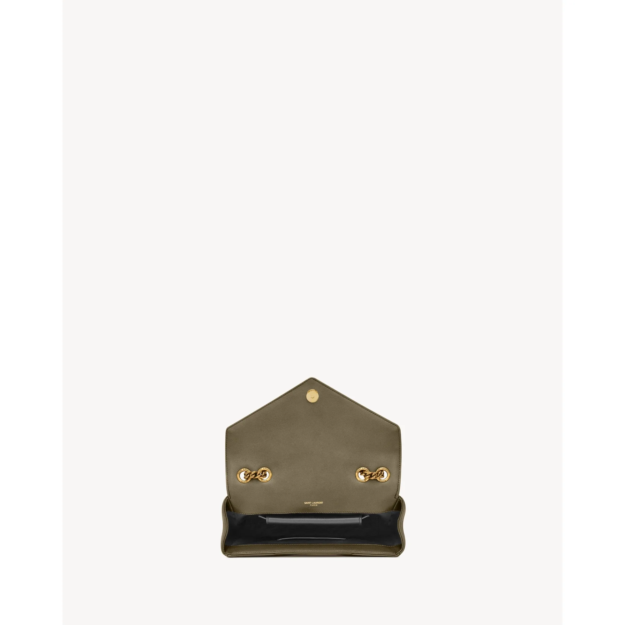 Small Loulou Chain Bag - Dark Strong Moss - Image 5