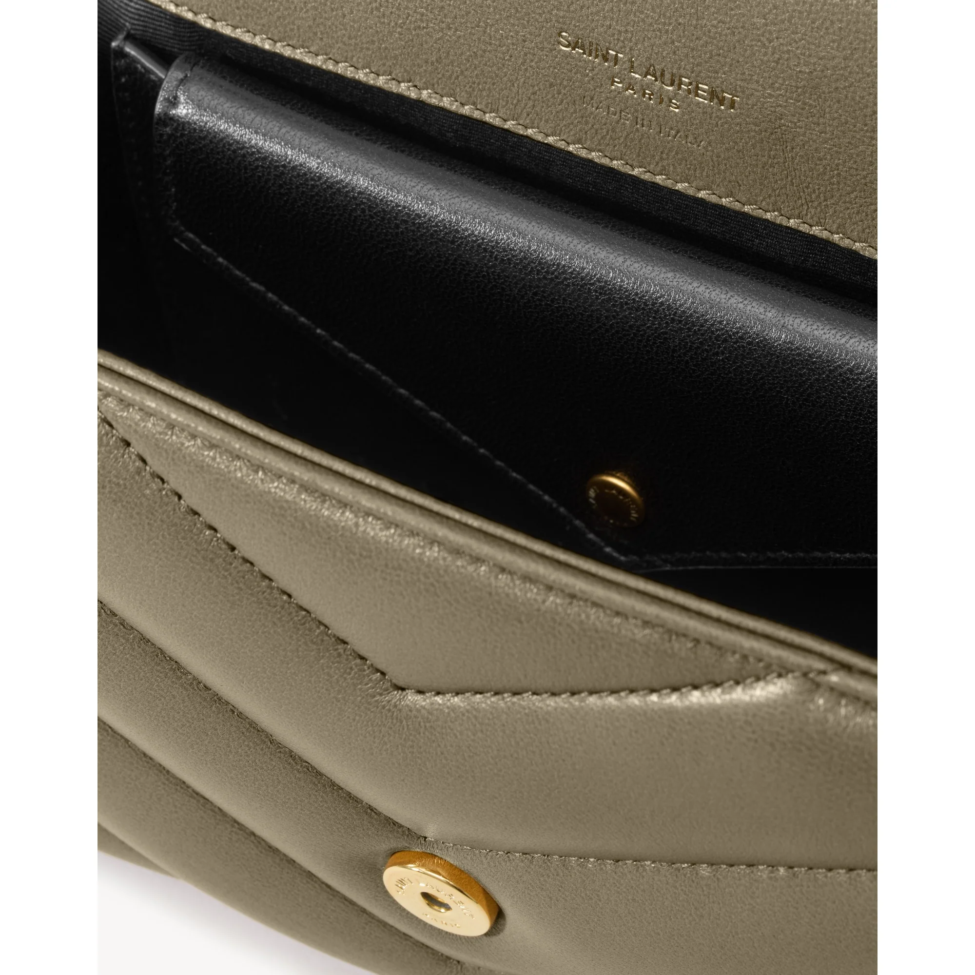 Small Loulou Chain Bag - Dark Strong Moss - Image 8