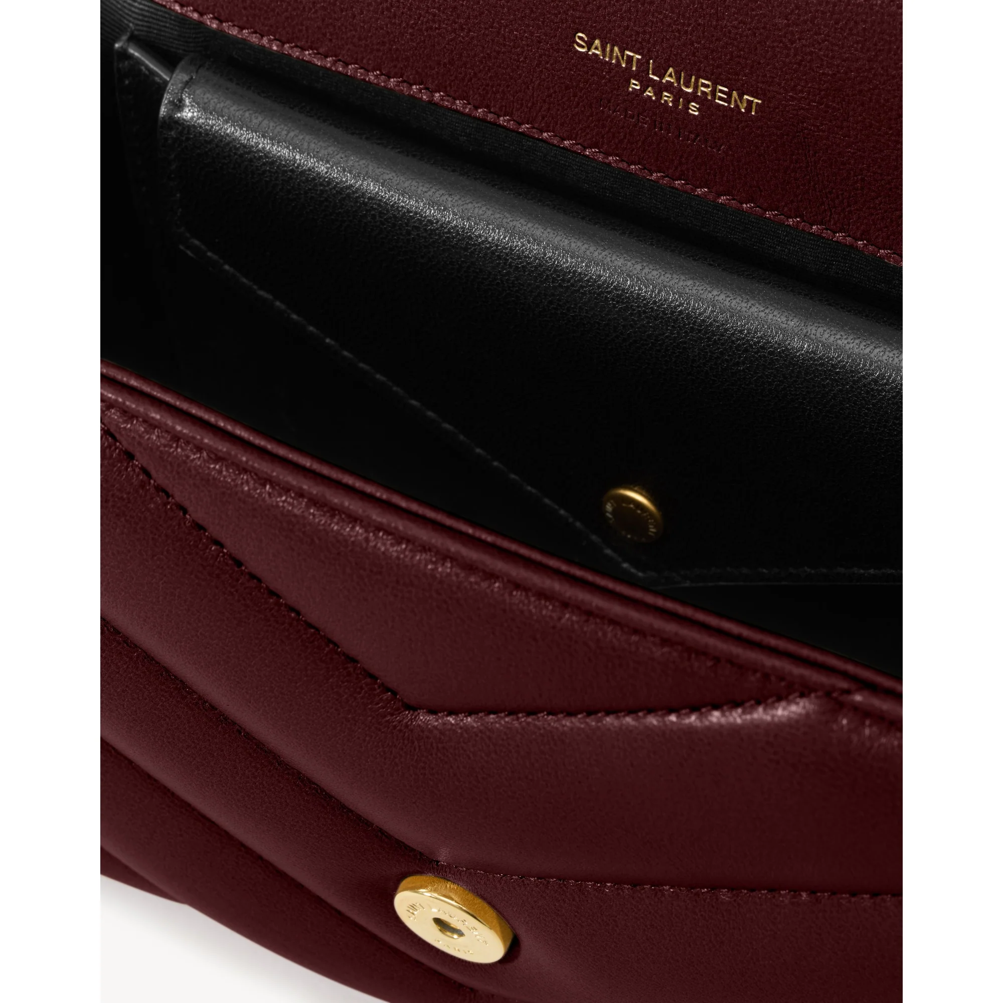 Small Loulou Chain Bag - Light Hot Wine - Image 8
