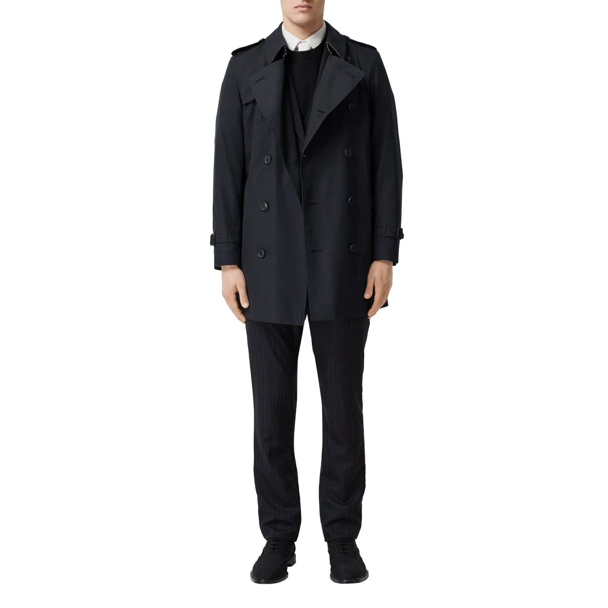 The Short Wimbledon Trench Coat - Midnight - Image 3