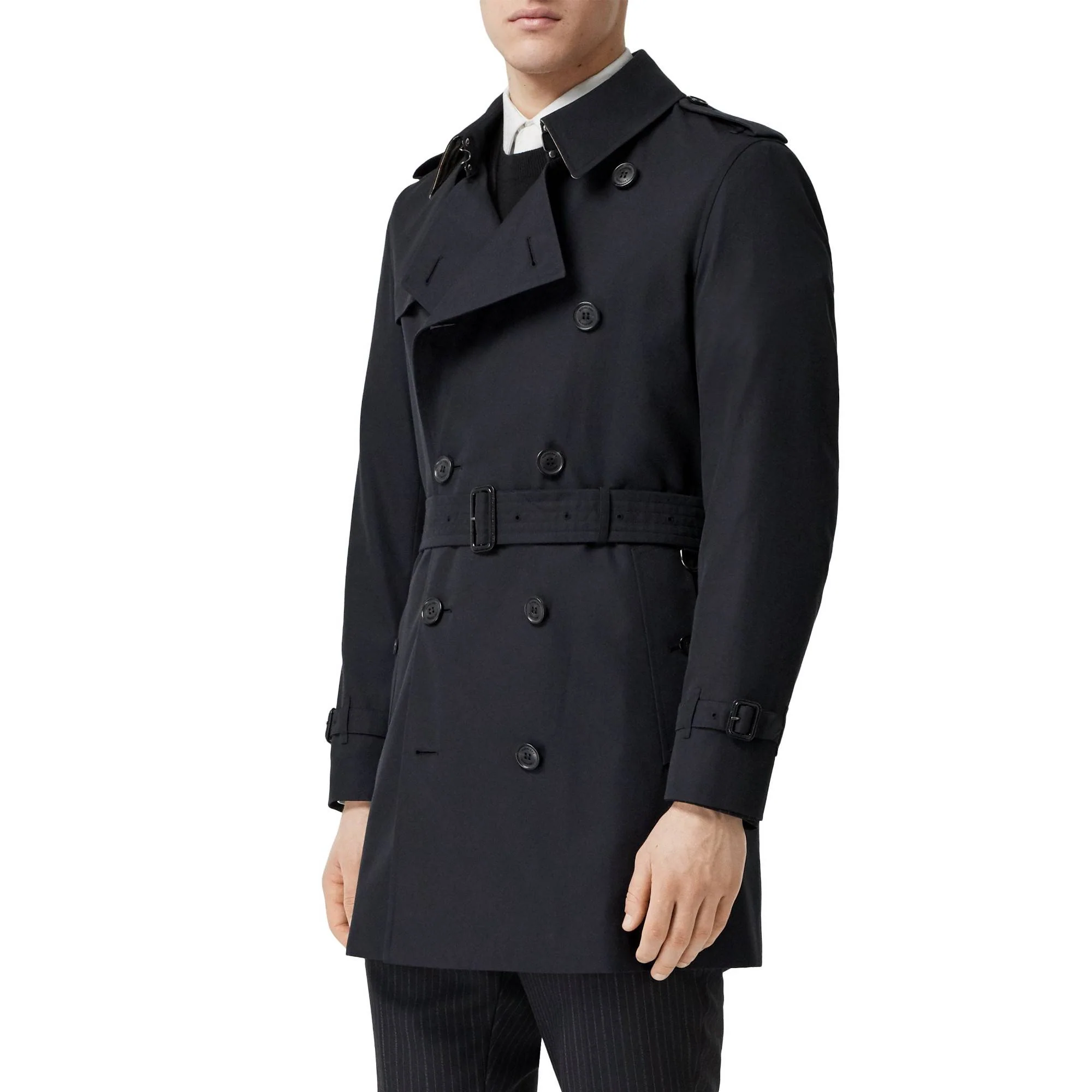 The Short Wimbledon Trench Coat - Midnight - Image 5