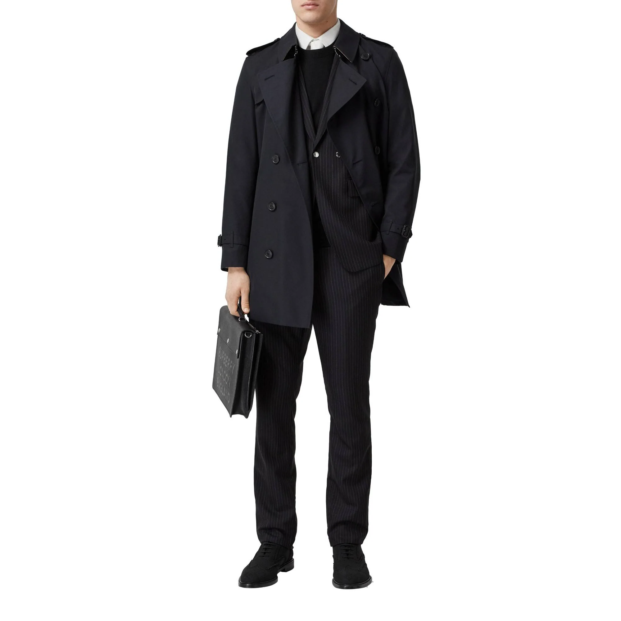 The Short Wimbledon Trench Coat - Midnight - Image 7