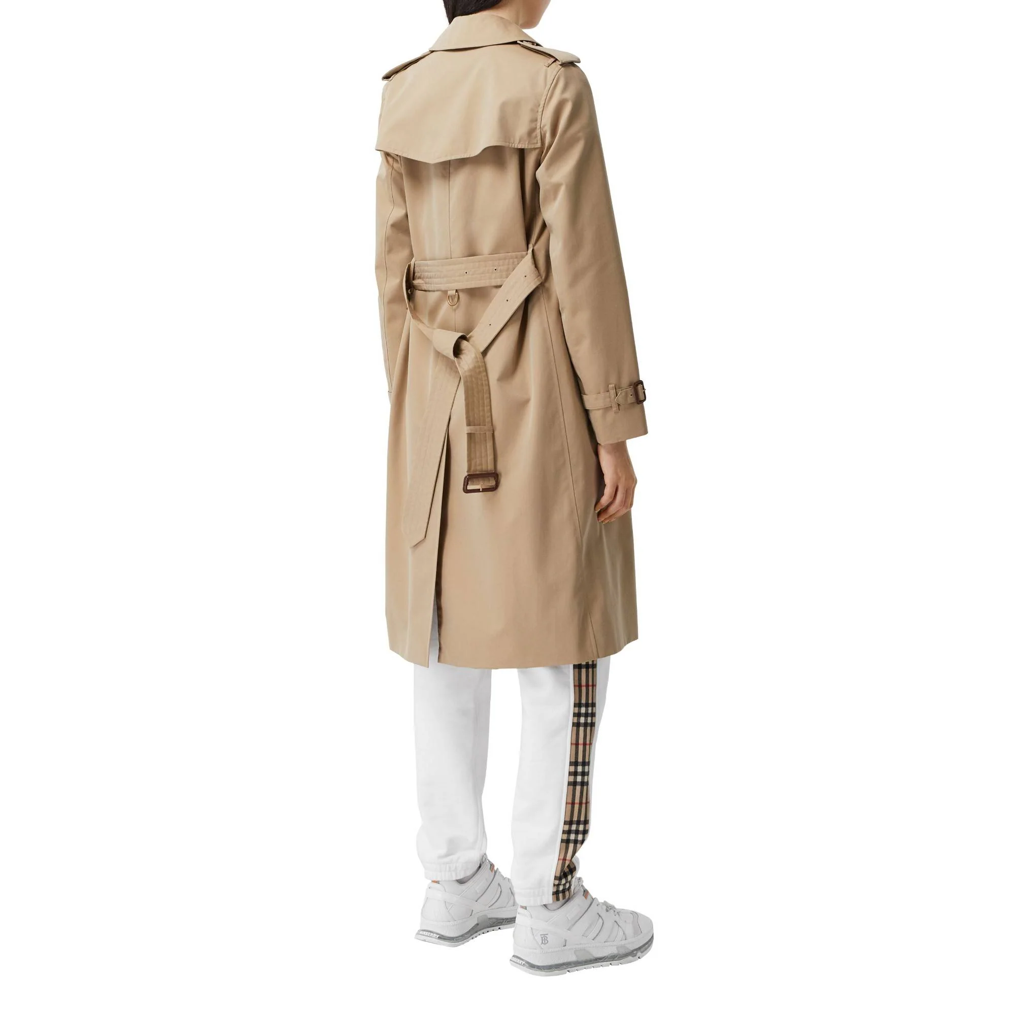The Long Kensington Heritage Trench Coat - Honey - Image 10