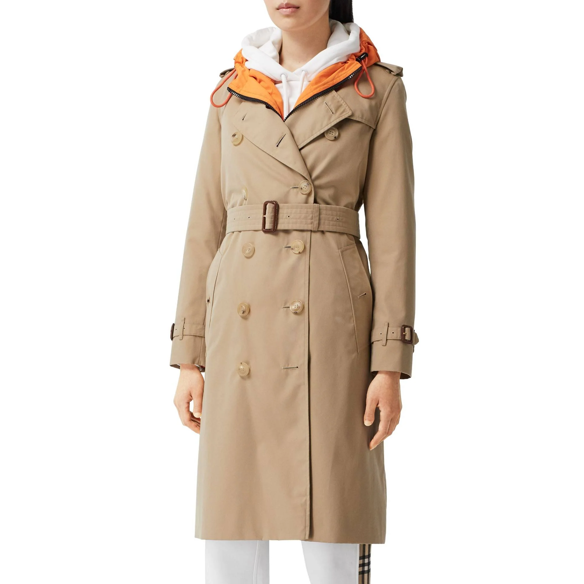 The Long Kensington Heritage Trench Coat - Honey - Image 11