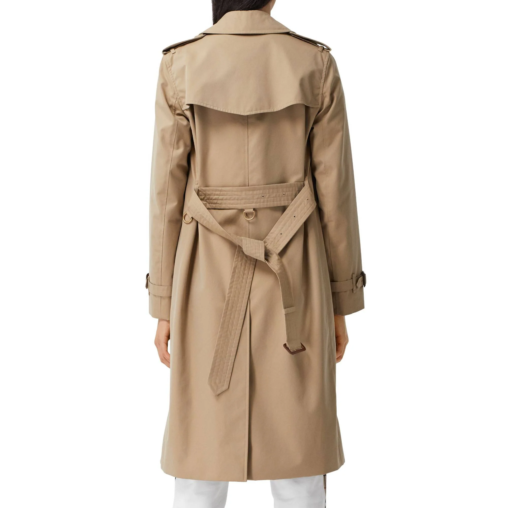 The Long Kensington Heritage Trench Coat - Honey - Image 12