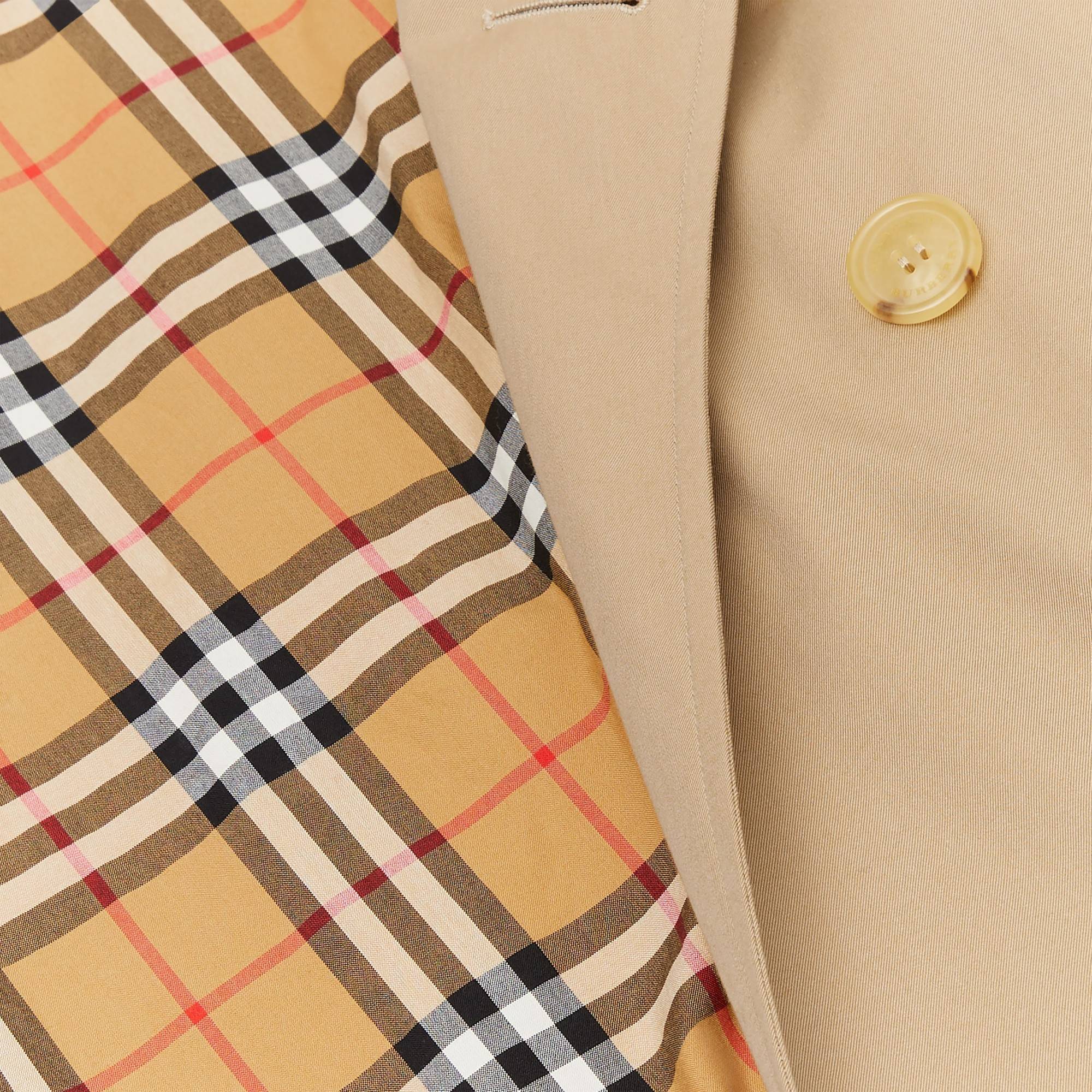 The Long Kensington Heritage Trench Coat - Honey - Image 10