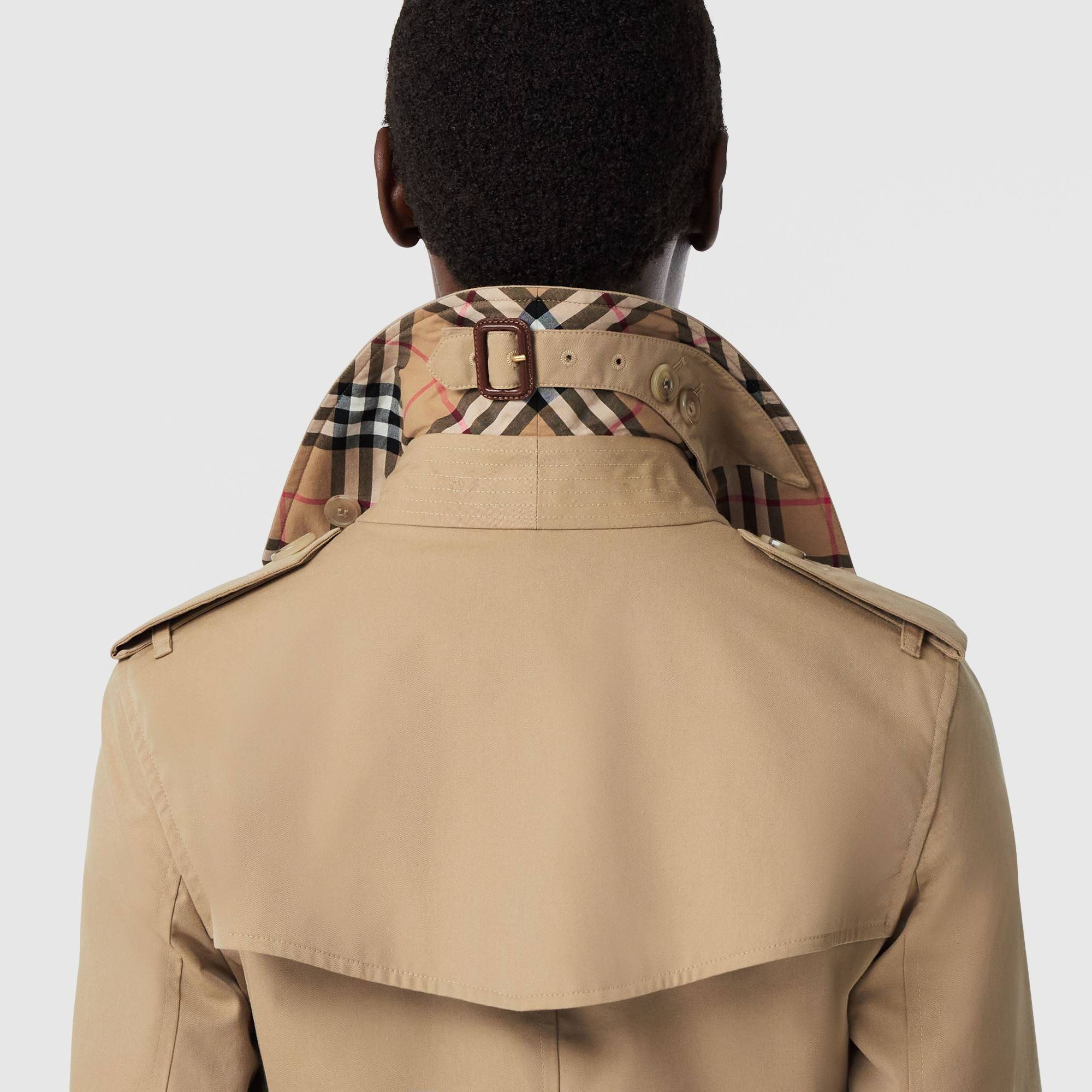 The Long Kensington Heritage Trench Coat - Honey - Image 6