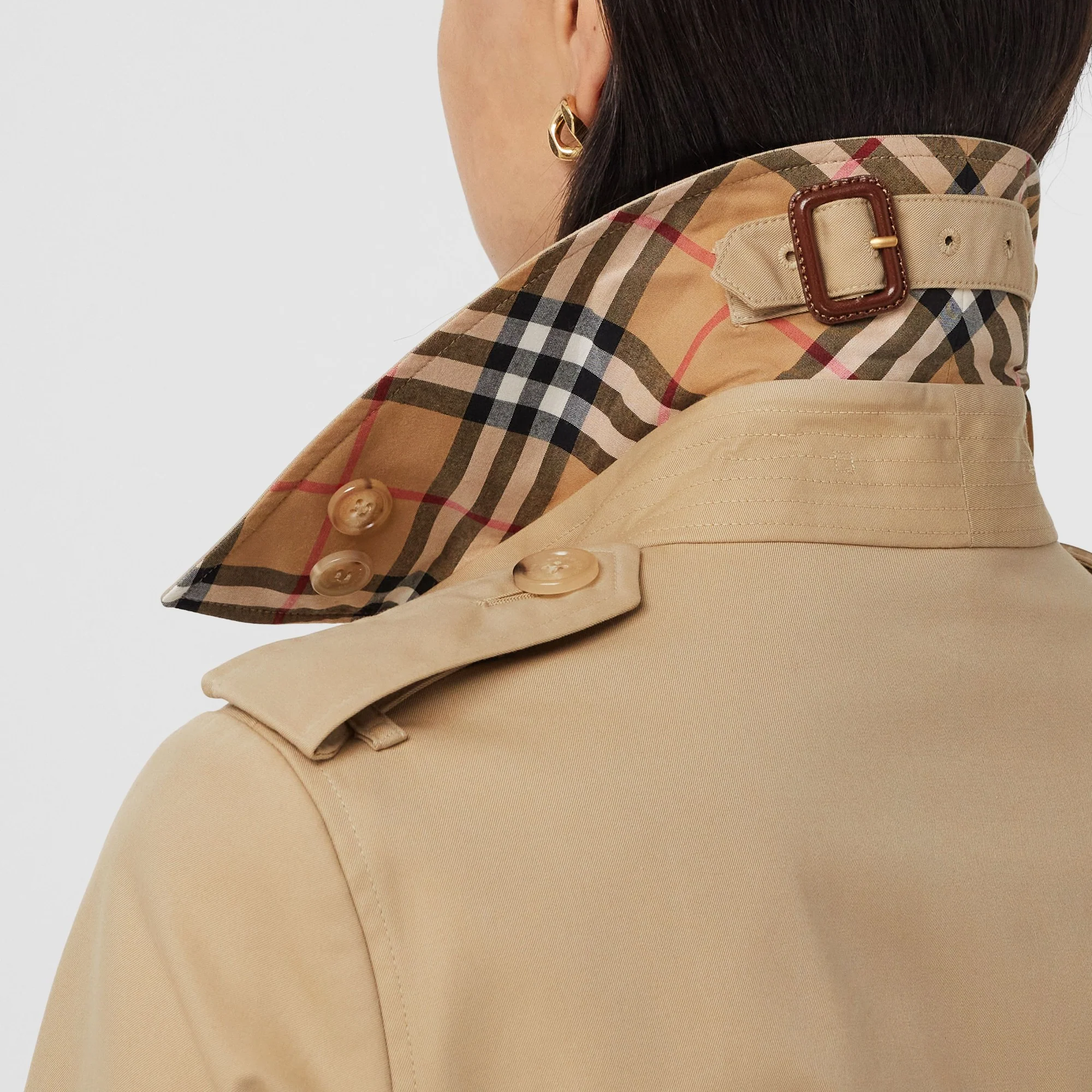 The Long Chelsea Heritage Trench Coat - Honey - Image 10