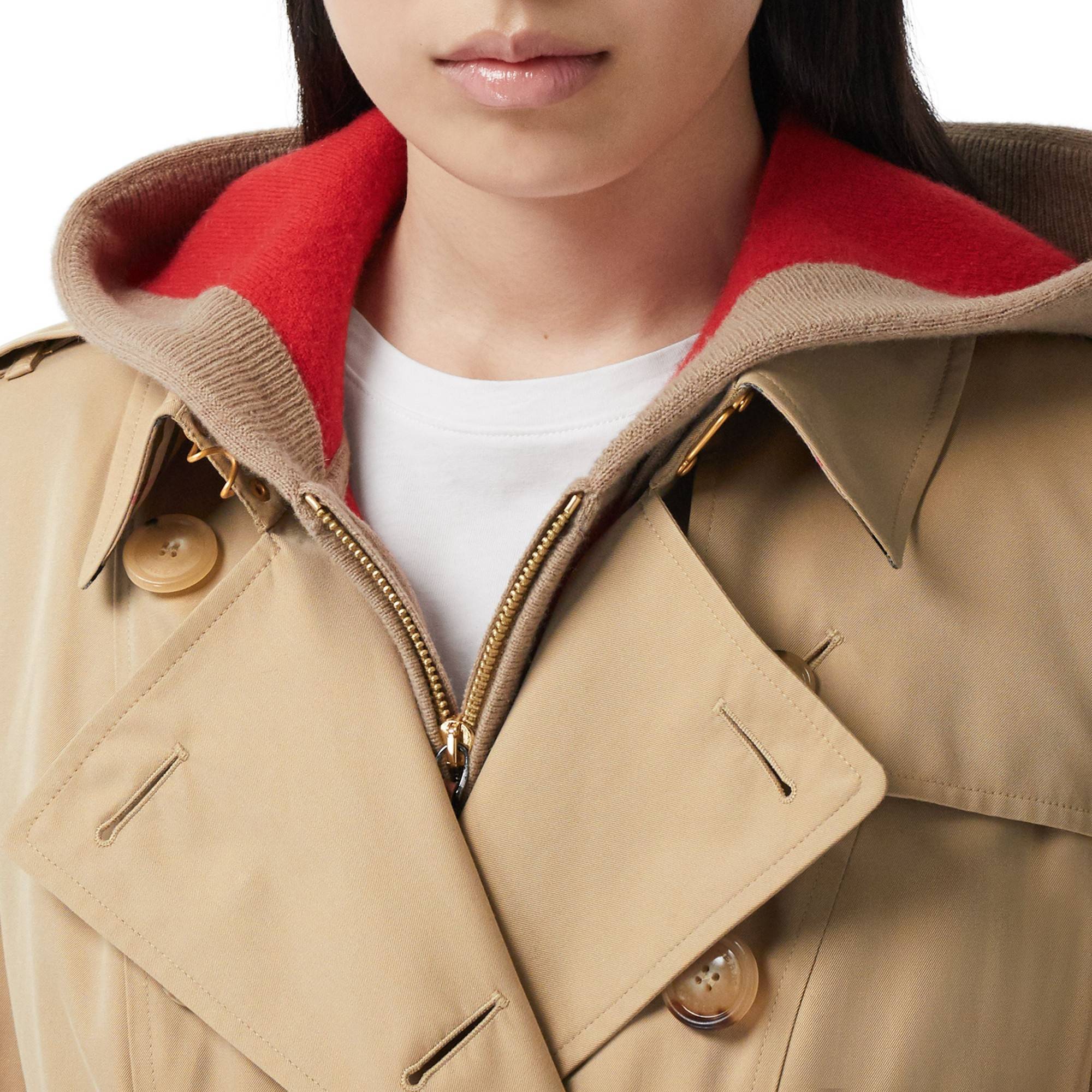 The Long Chelsea Heritage Trench Coat - Honey - Image 11
