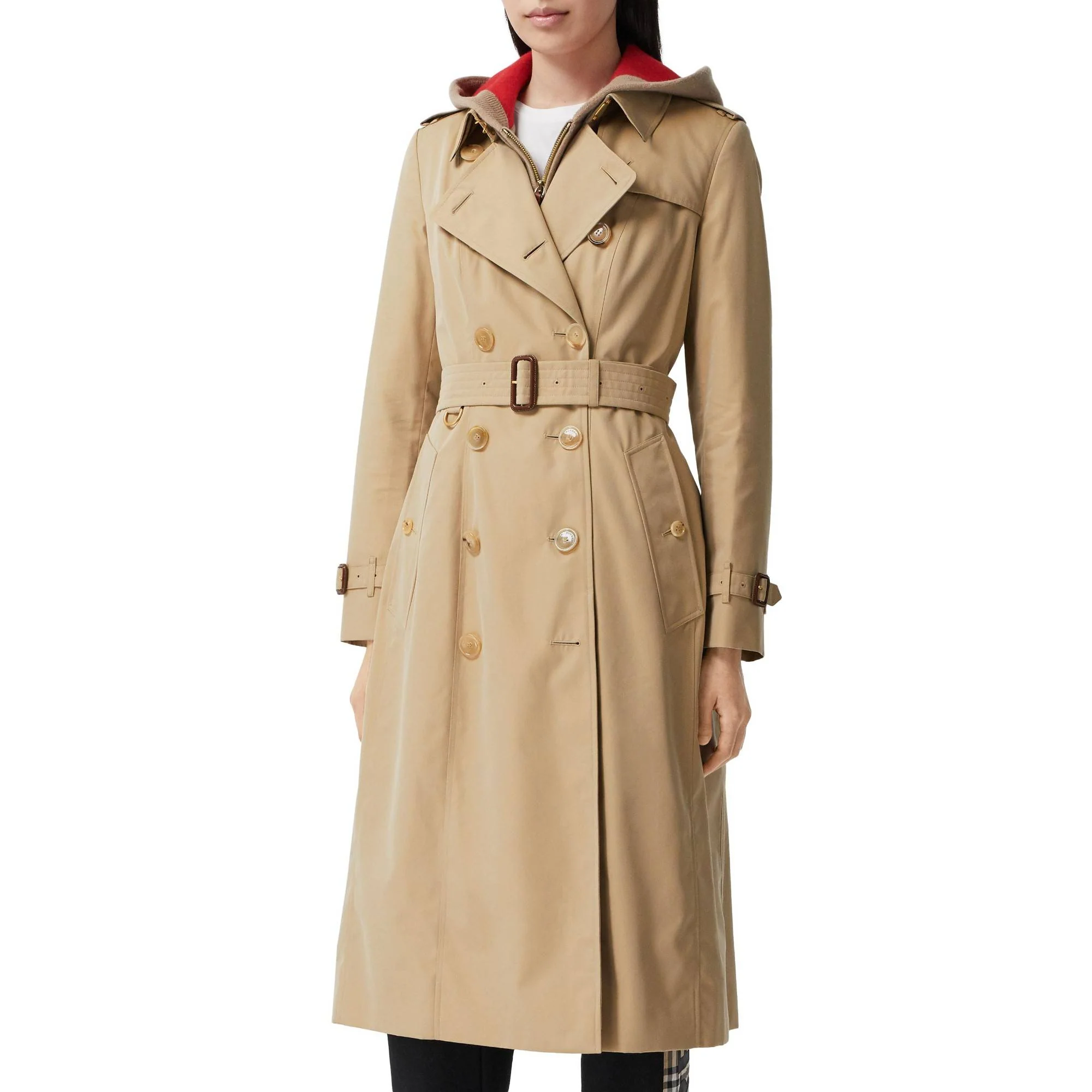 The Long Chelsea Heritage Trench Coat - Honey - Image 13