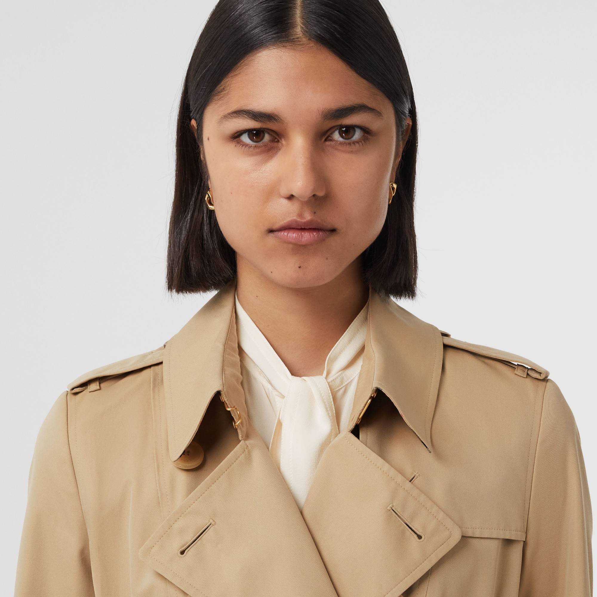 The Long Chelsea Heritage Trench Coat - Honey - Image 3