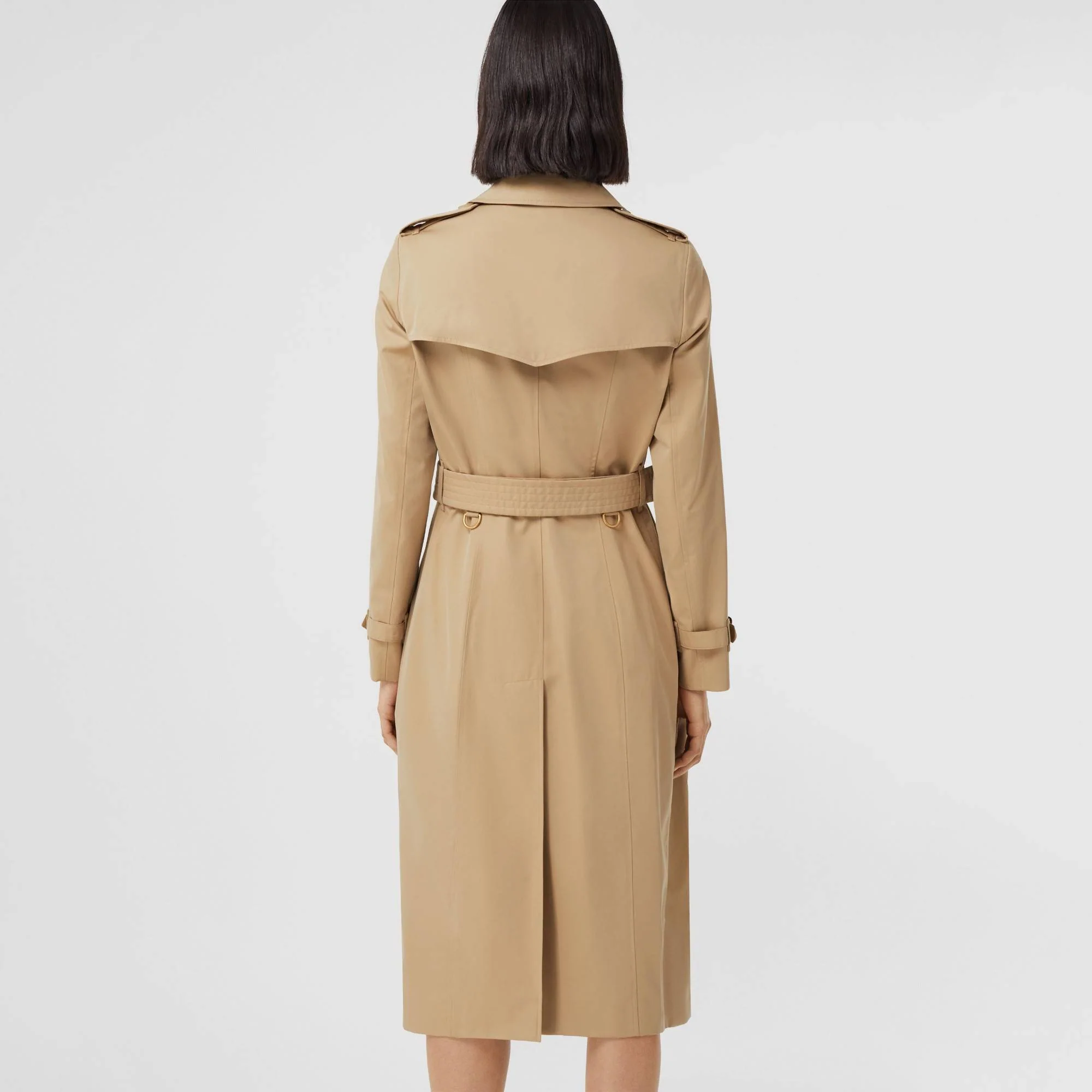 The Long Chelsea Heritage Trench Coat - Honey - Image 4