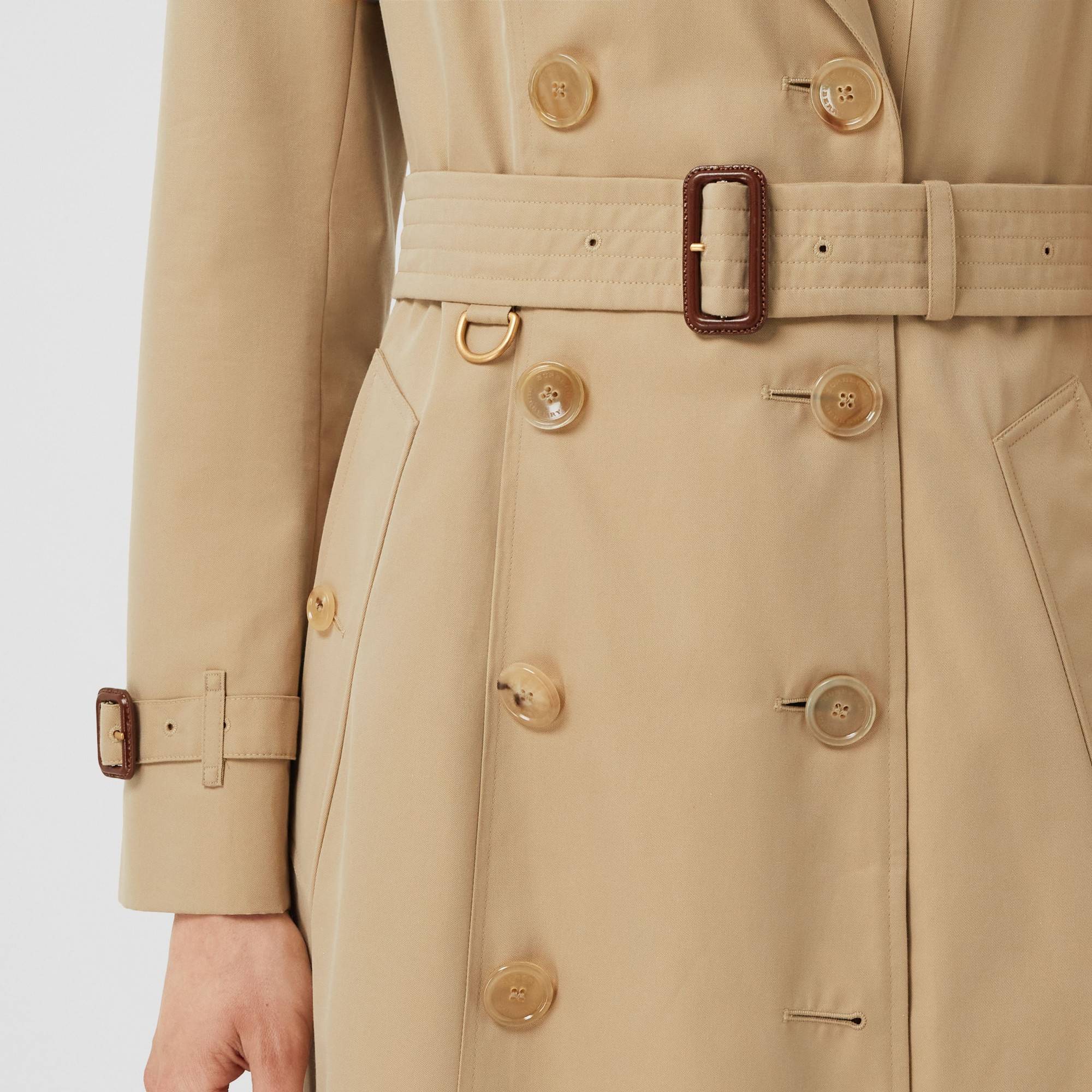 The Long Chelsea Heritage Trench Coat - Honey - Image 5