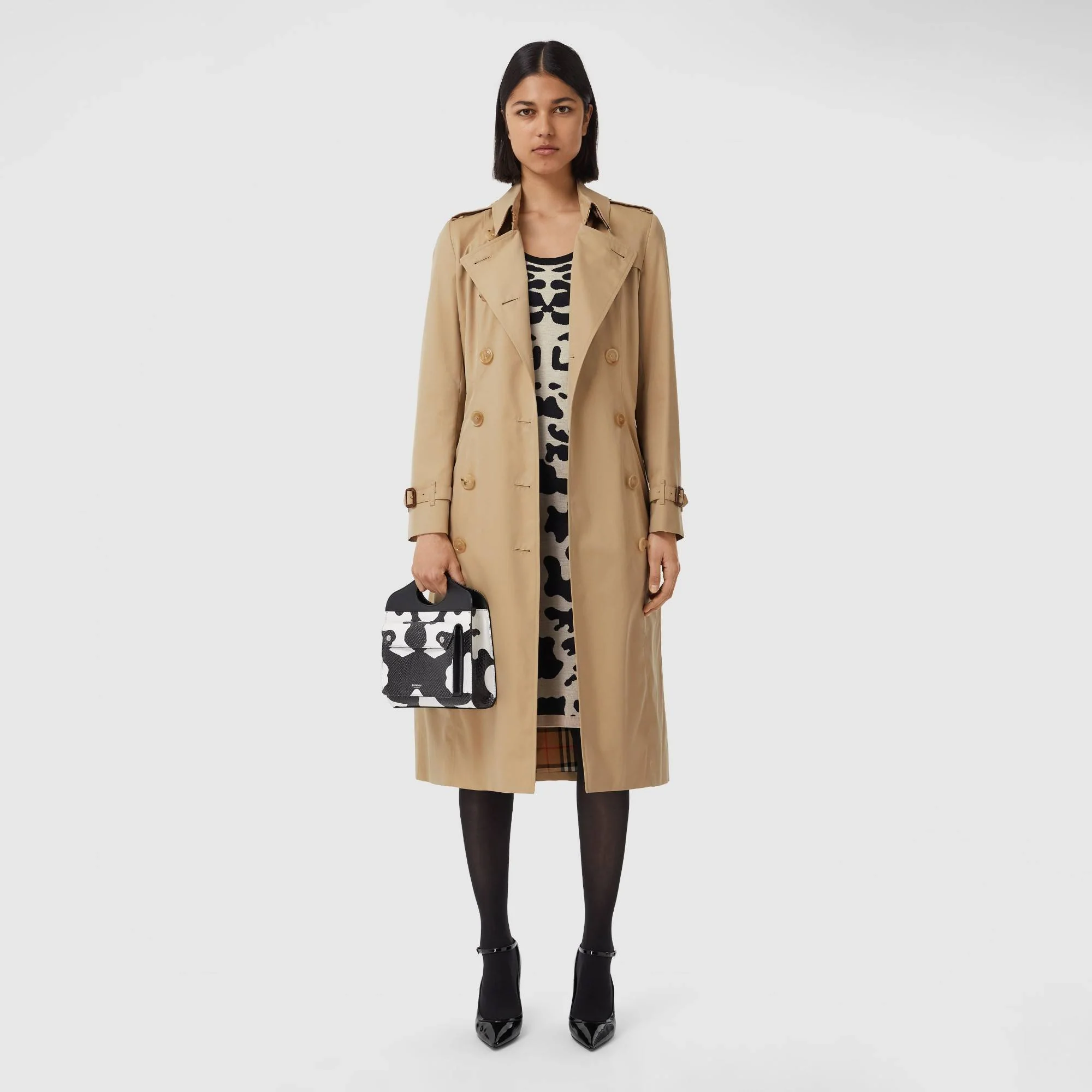 The Long Chelsea Heritage Trench Coat - Honey - Image 6