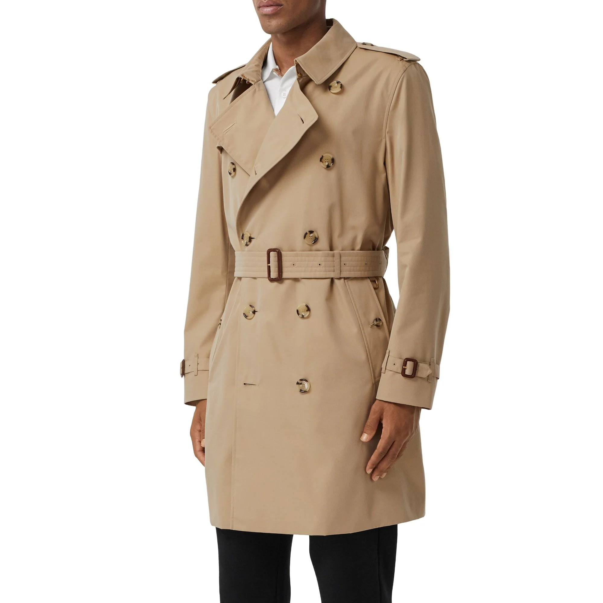 The Mid-length Kensington Heritage Trench Coat - Honey - Image 6