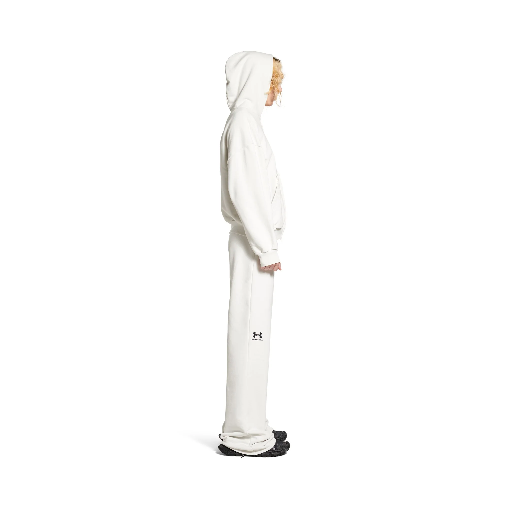 Under Armour Regular Zip-Up Hoodie - Dirty White/Black - Image 6