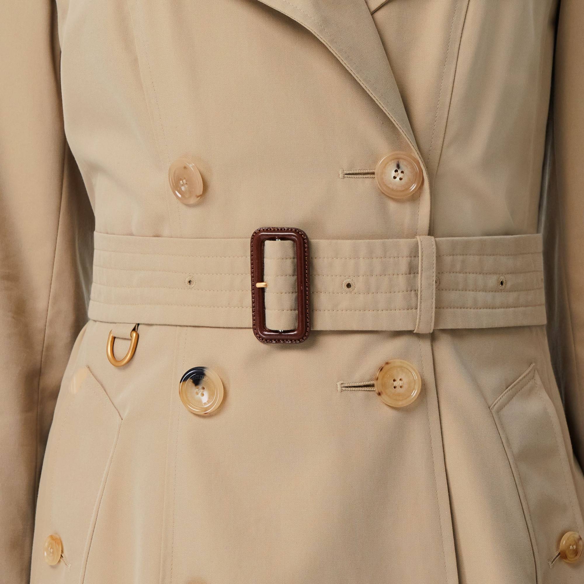 The Mid-length Chelsea Heritage Trench Coat - Honey - Image 5