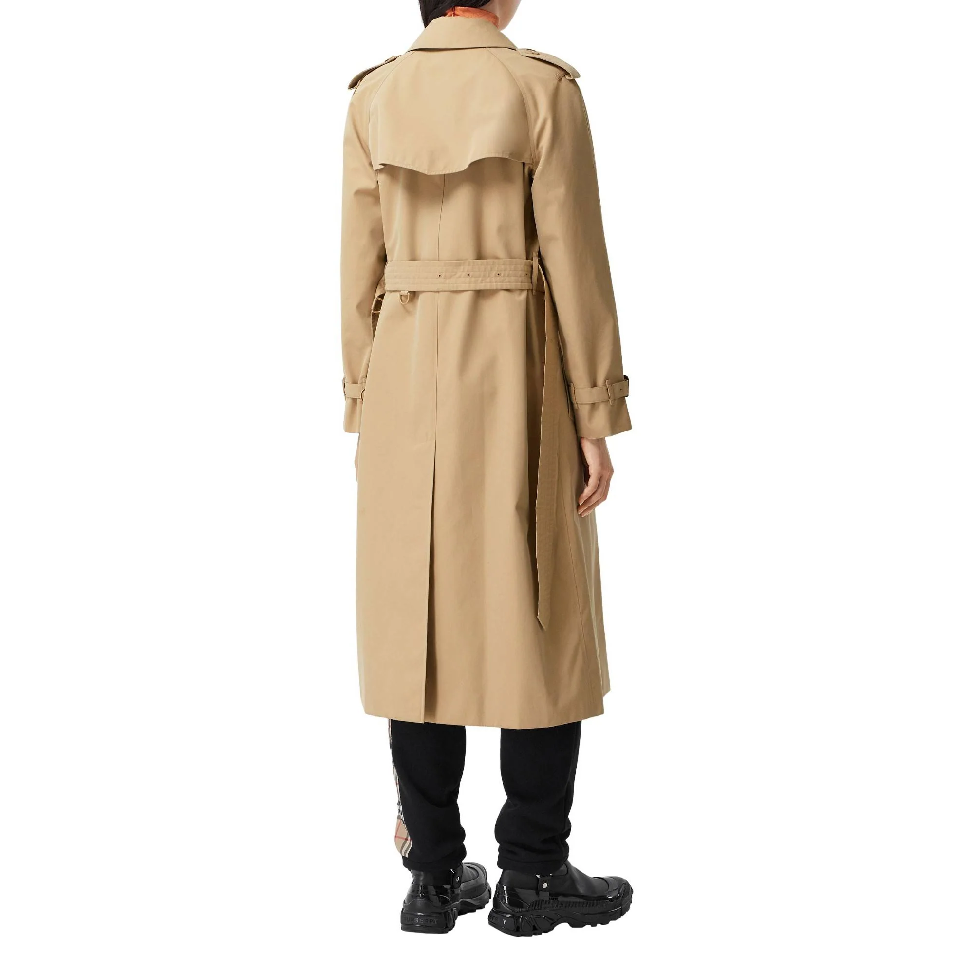 Long Waterloo Heritage Trench Coat - Honey - Image 12