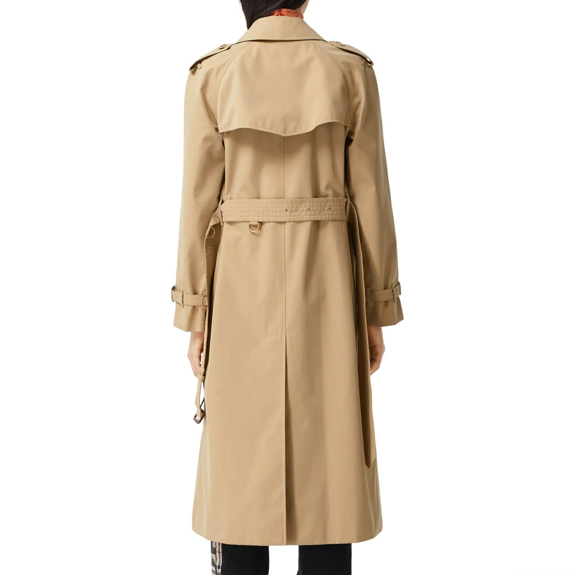 Long Waterloo Heritage Trench Coat - Honey - Image 14