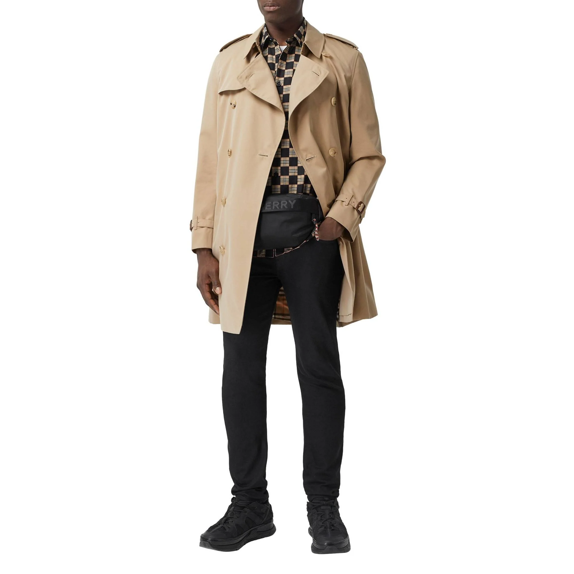 The Mid-length Chelsea Heritage Trench Coat - Honey - Image 7