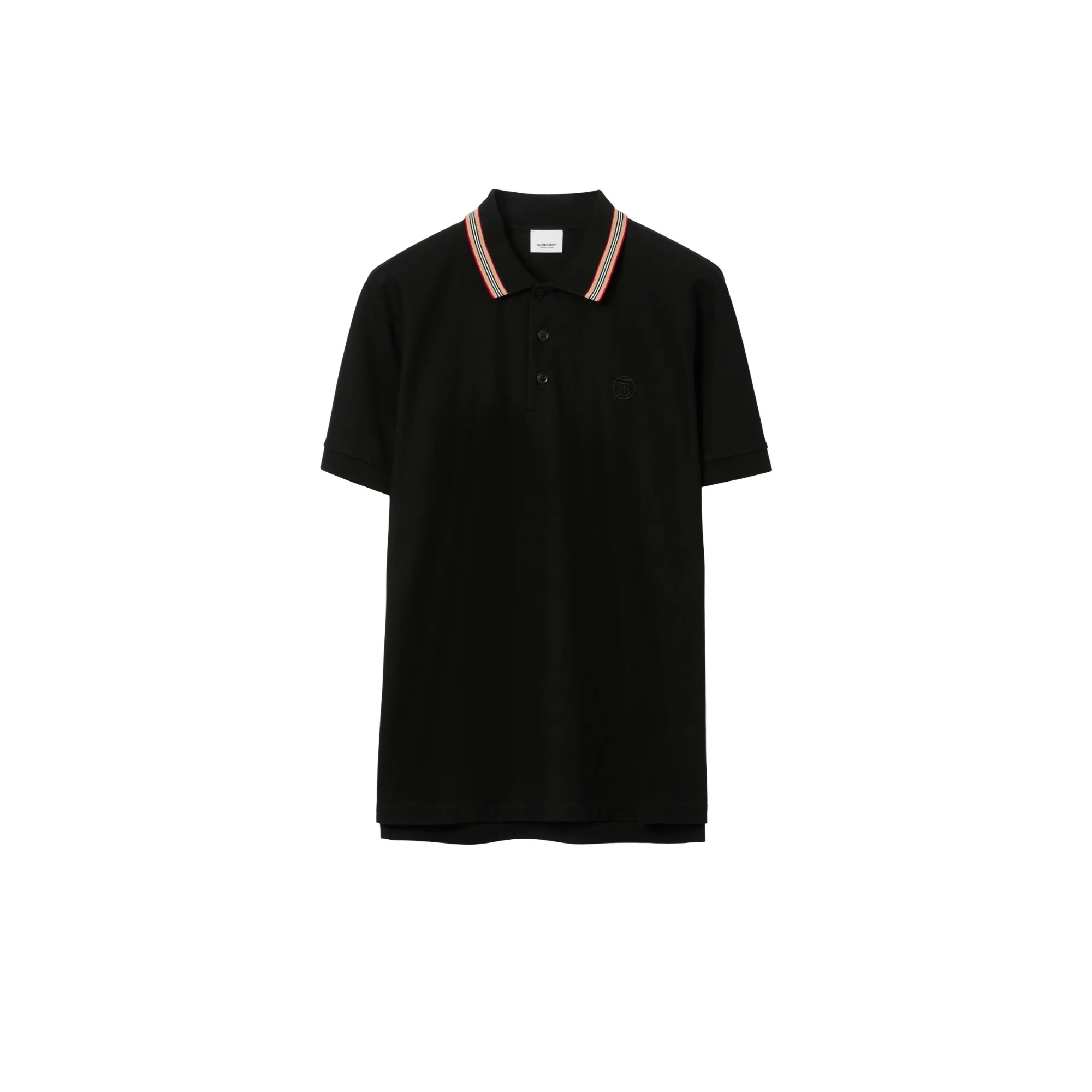 Cotton Polo Shirt - Black