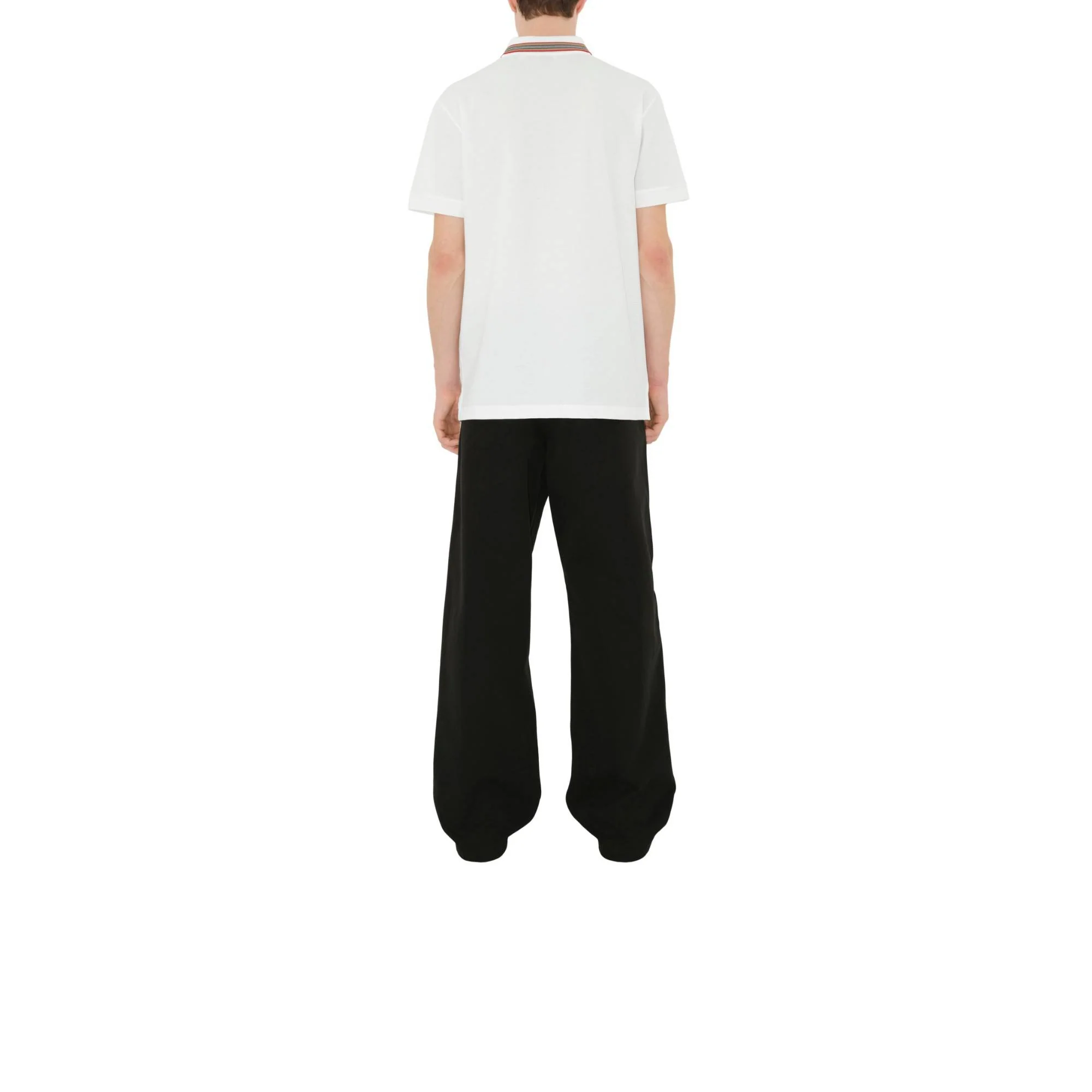 Cotton Polo Shirt - White - Image 4