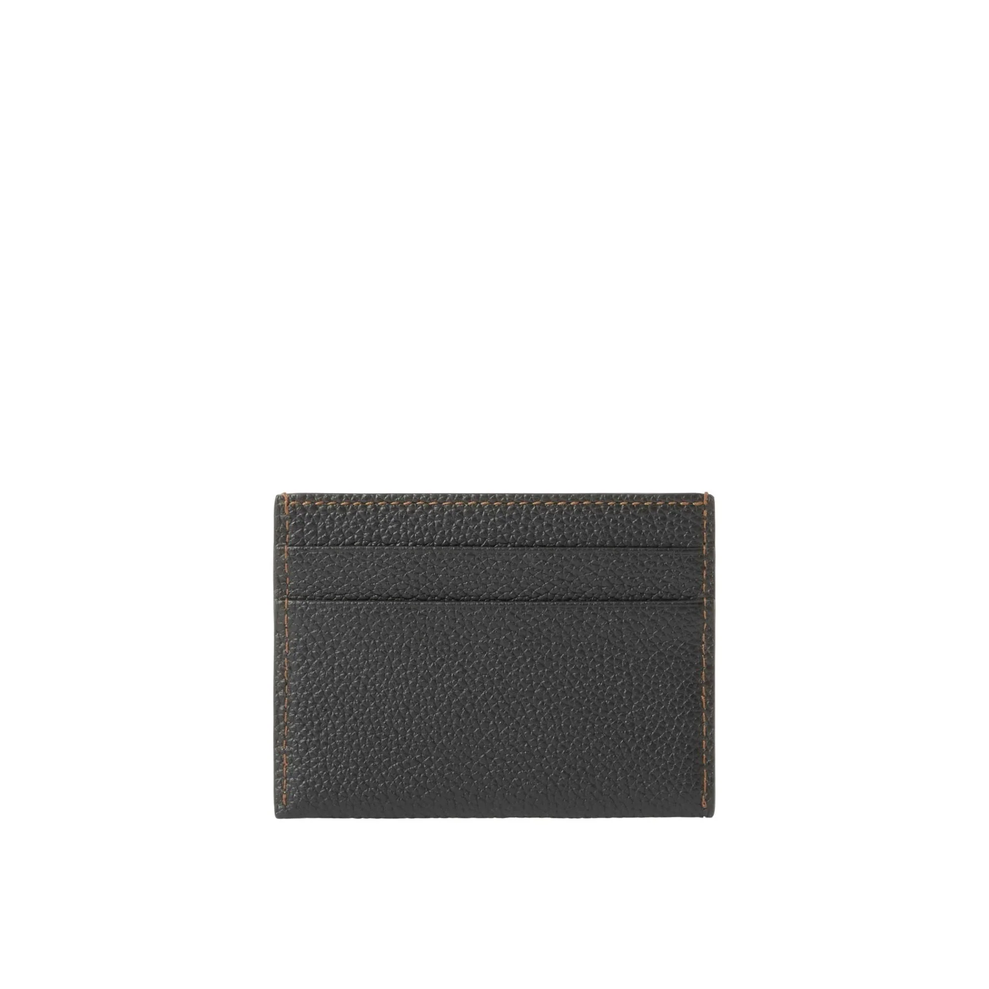 Grainy Leather TB Card Case - Black - Image 3