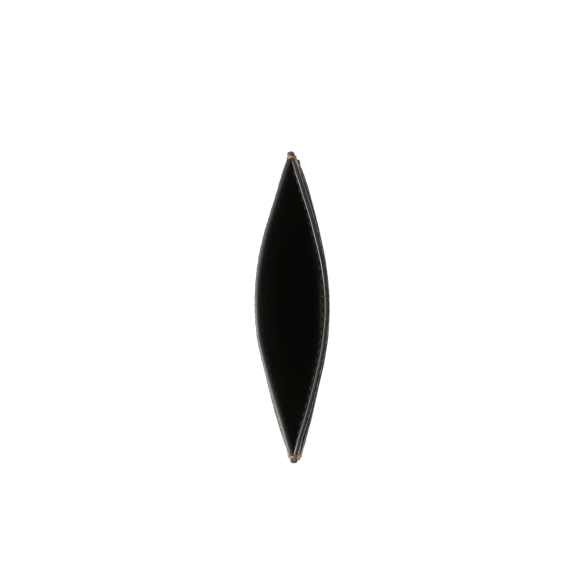Grainy Leather TB Card Case - Black - Image 4