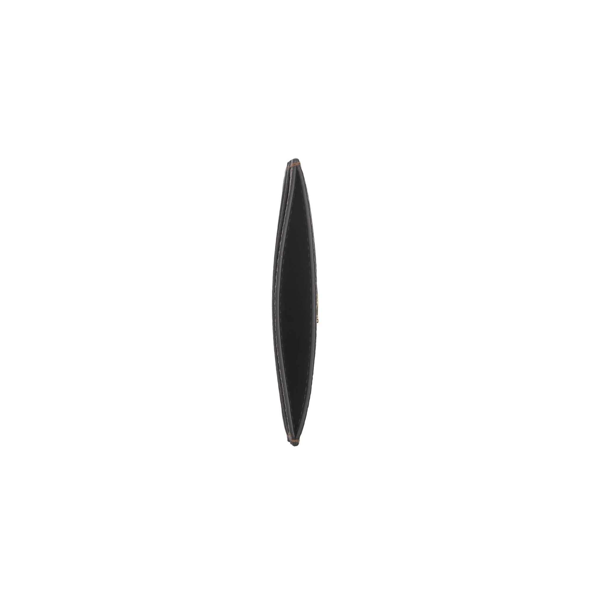 Grainy Leather TB Card Case - Black - Image 5