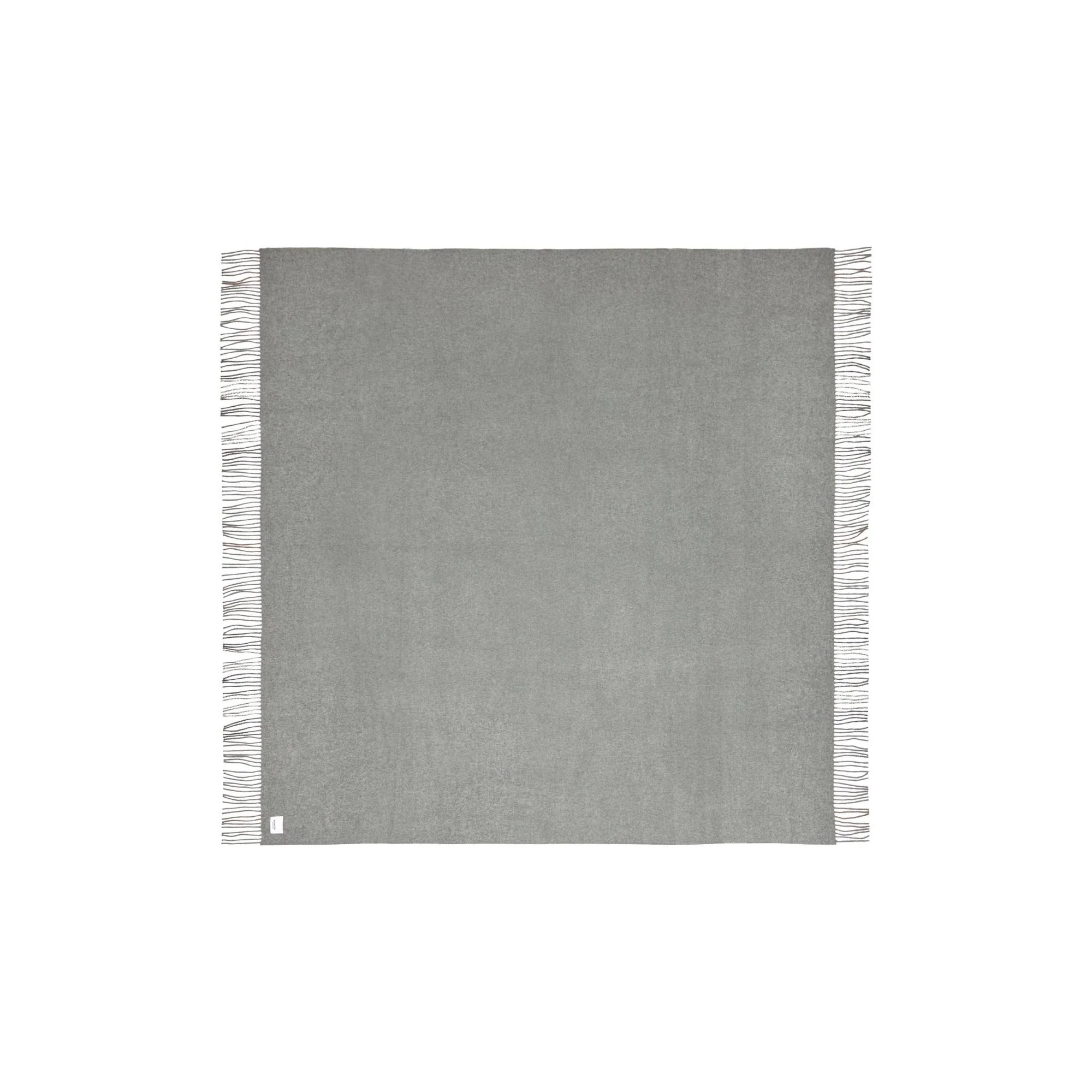Exaggerated Check Cashmere Blanket - Grey - Image 4
