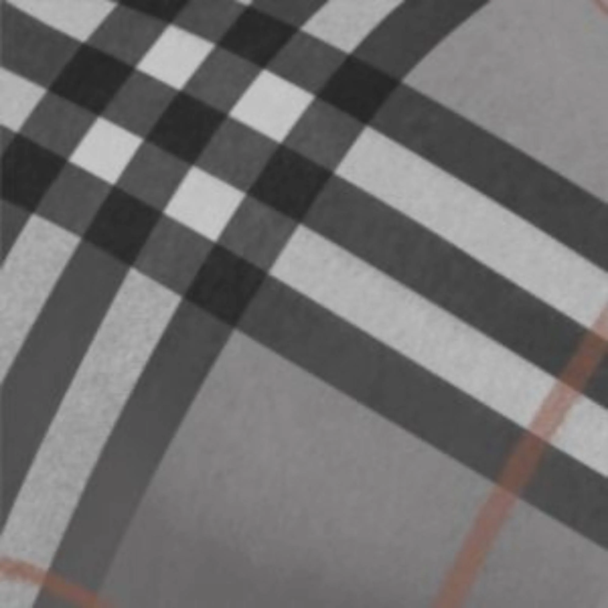 Exaggerated Check Cashmere Blanket - Grey - Image 5
