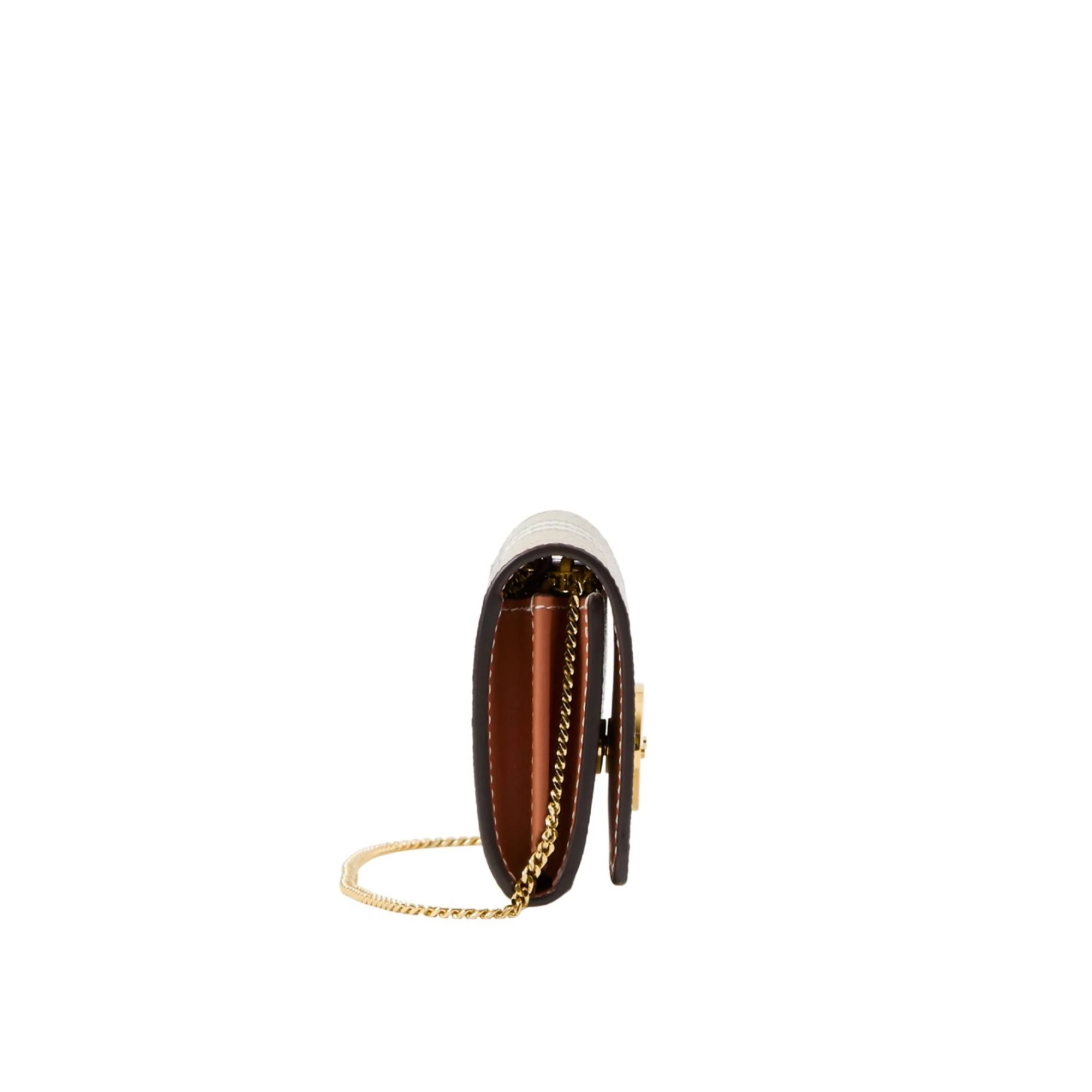 Check Card Case with Detachable Chain Strap - A.B Vintage Check - Image 2