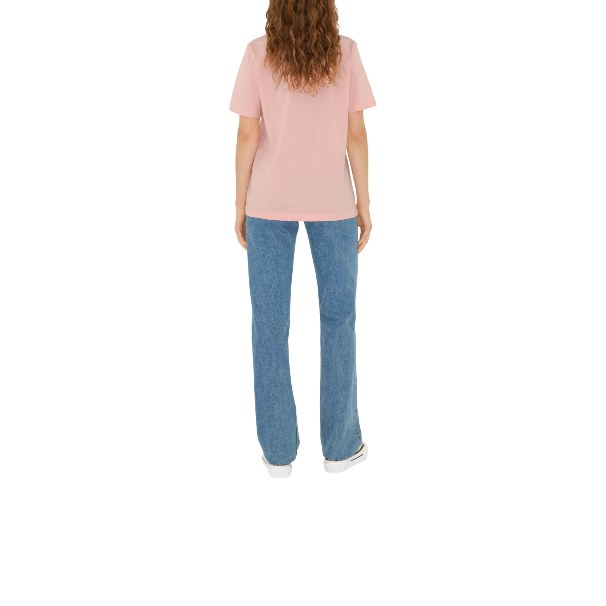 Logo Cotton T-shirt - Sorbet Pink - Image 3