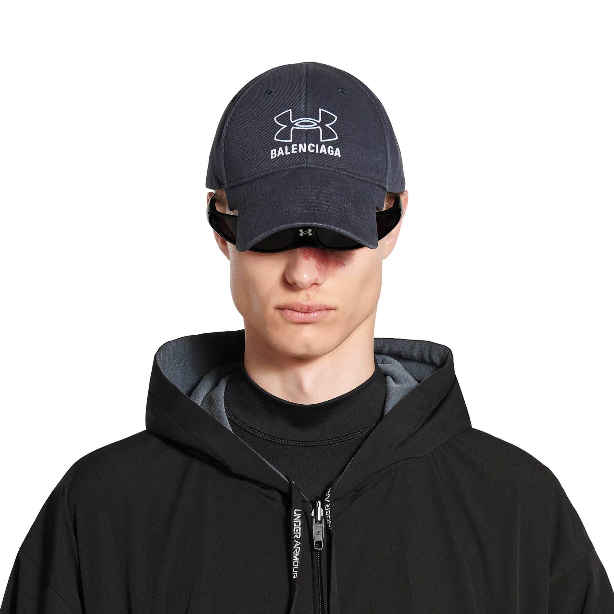 Under Armour Cap - Wash Black/White - Image 6