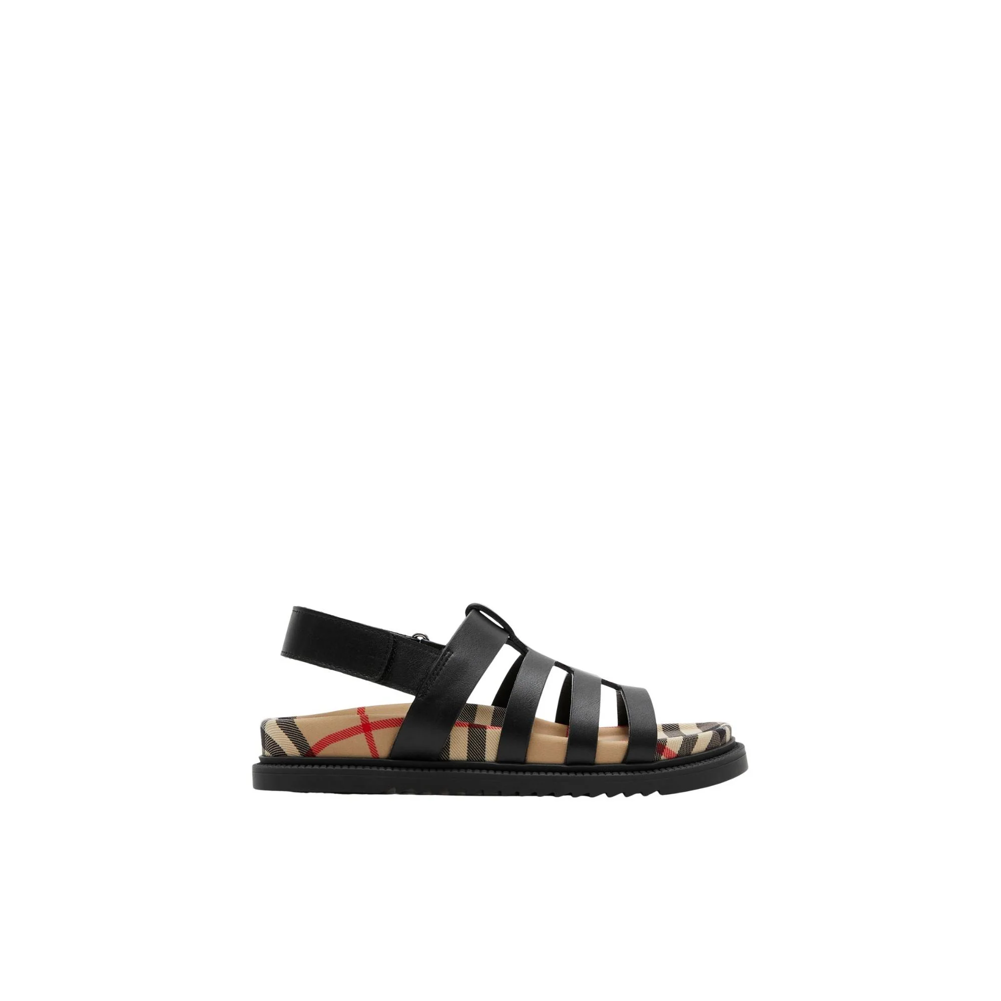 Leather Sandals - Black