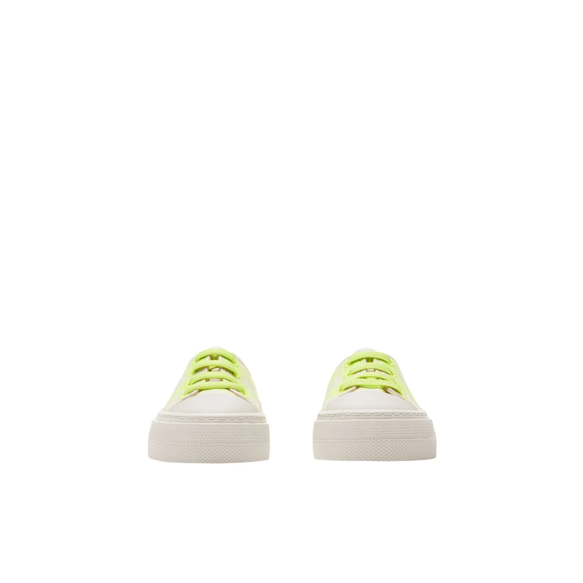 Check Cotton Sneakers - Vivid Lime IP Check - Image 2