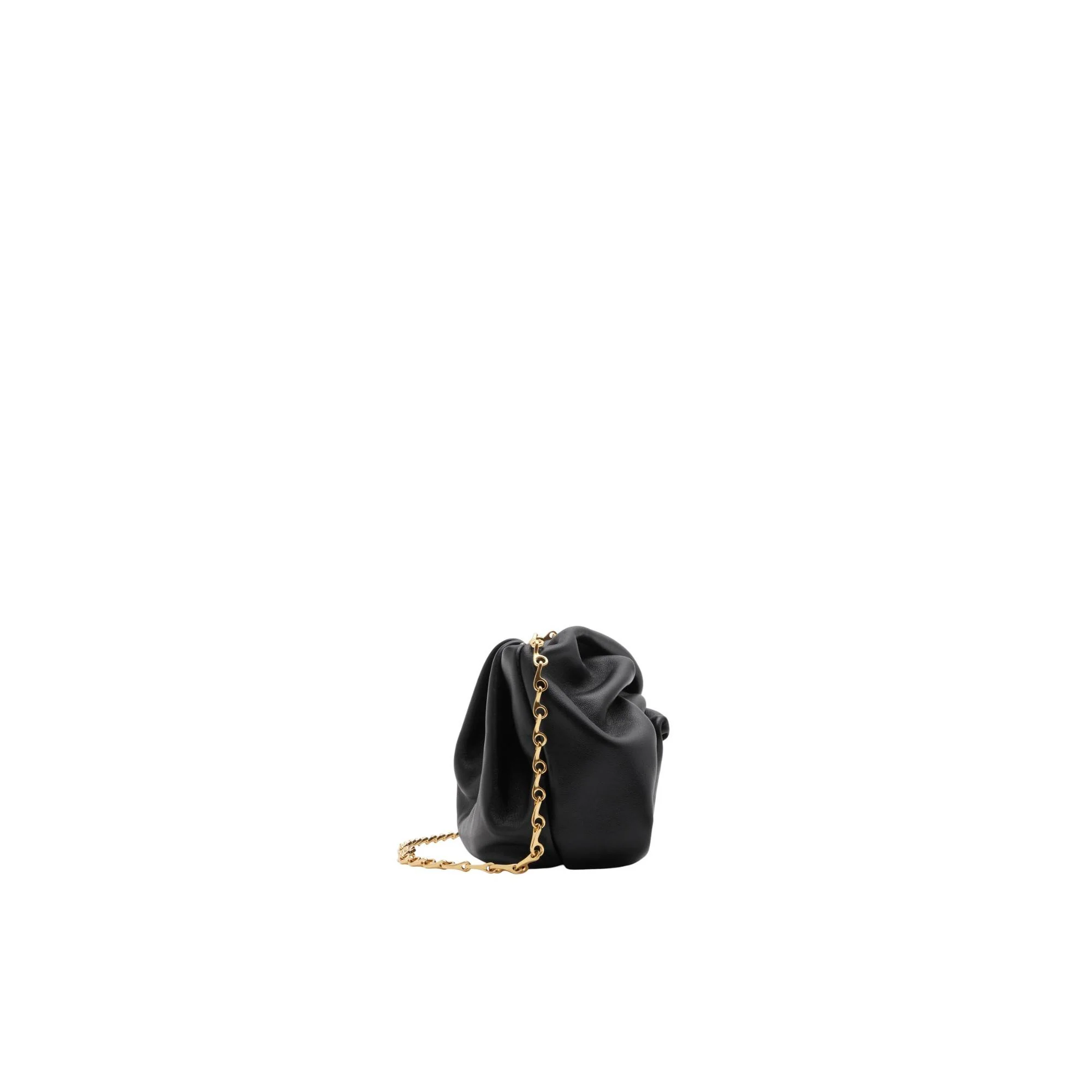 Rose Chain Clutch - Black - Image 2