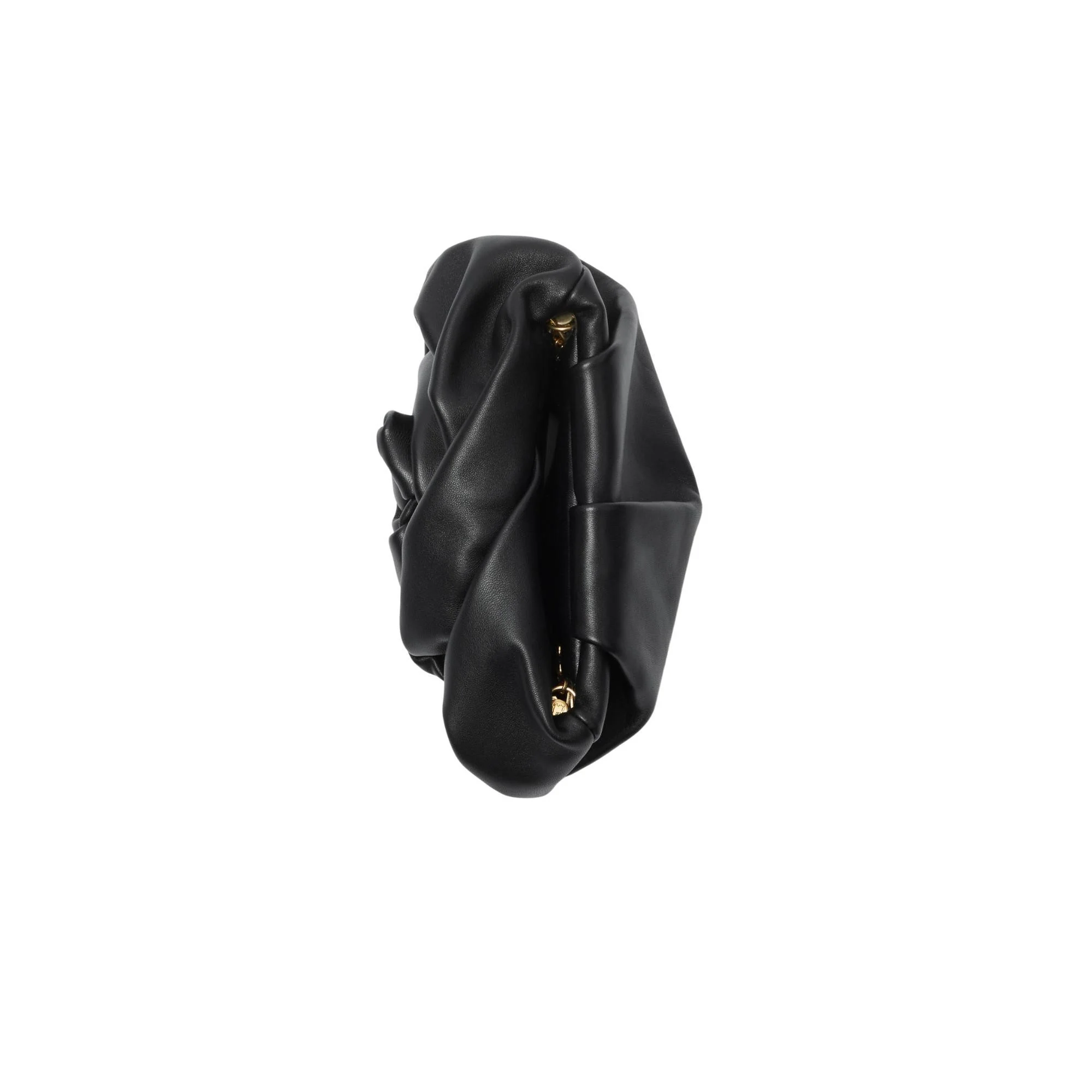 Rose Chain Clutch - Black - Image 4
