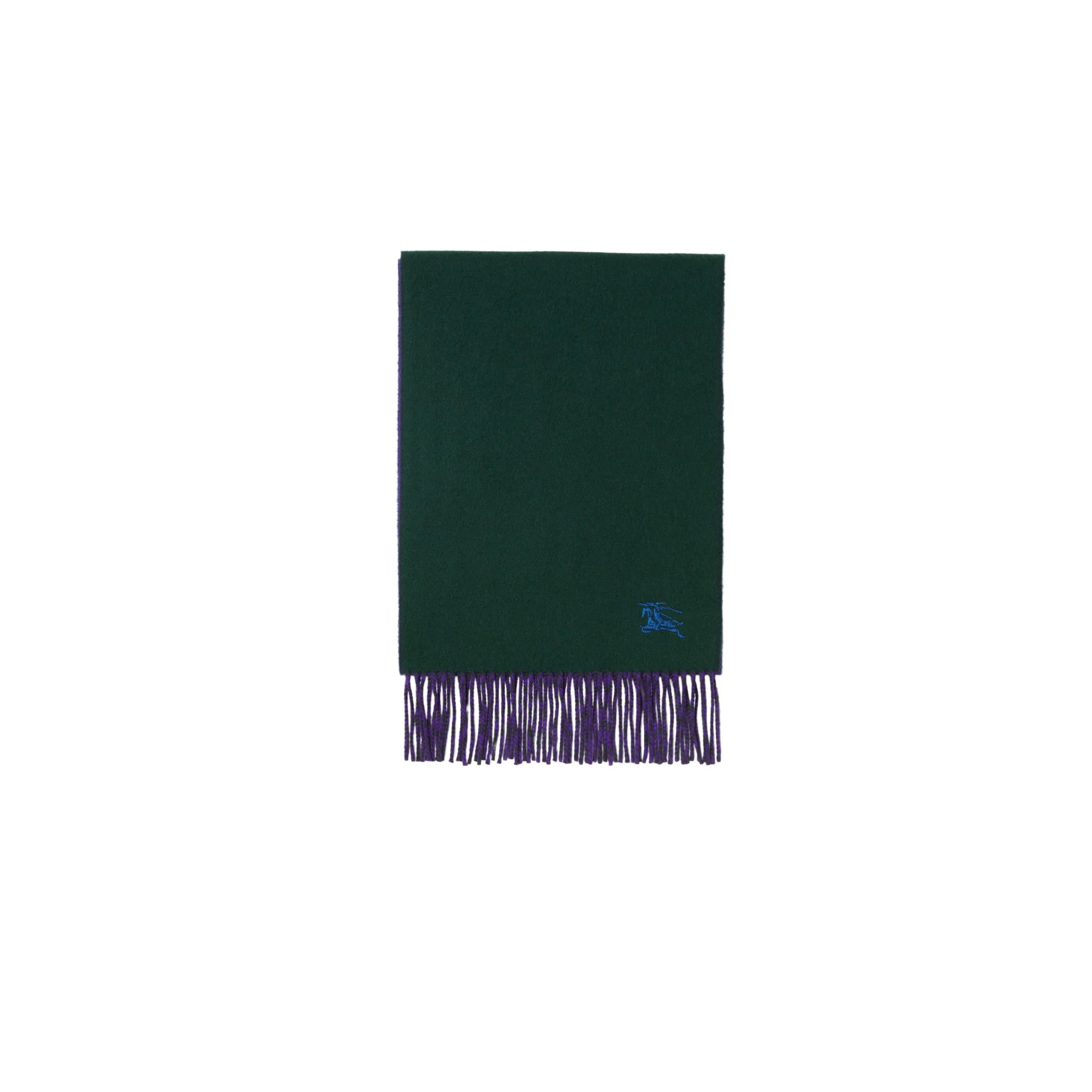 EKD Cashmere Reversible Scarf - Vine/Royal - Image 2